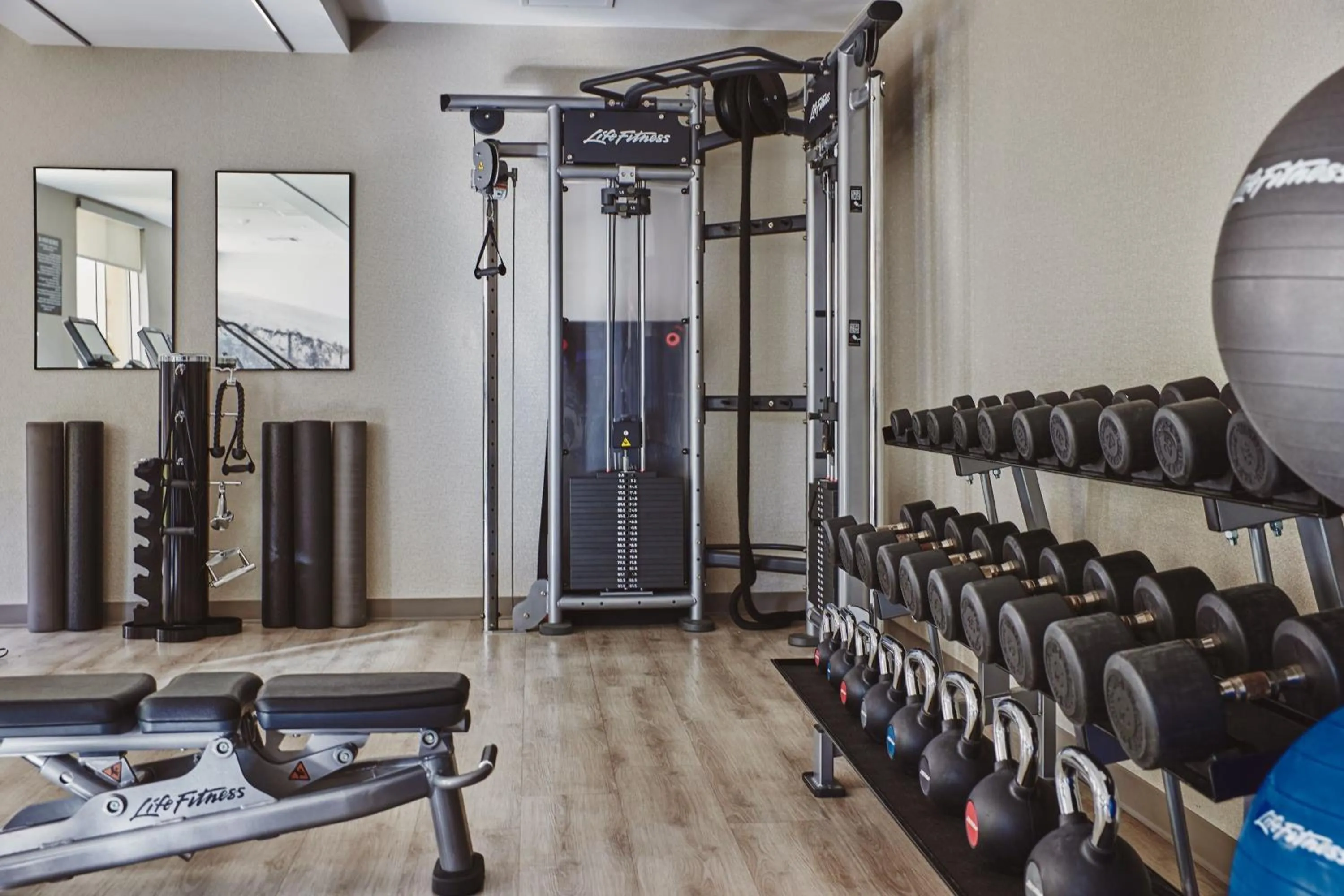 Fitness centre/facilities in Hotel Trio Healdsburg