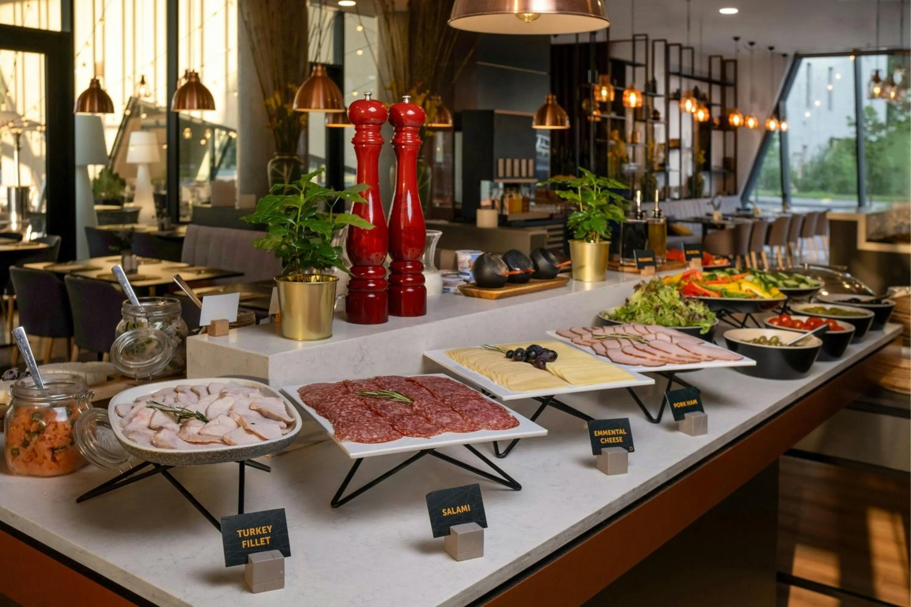 Breakfast in Courtyard by Marriott Vilnius City Center