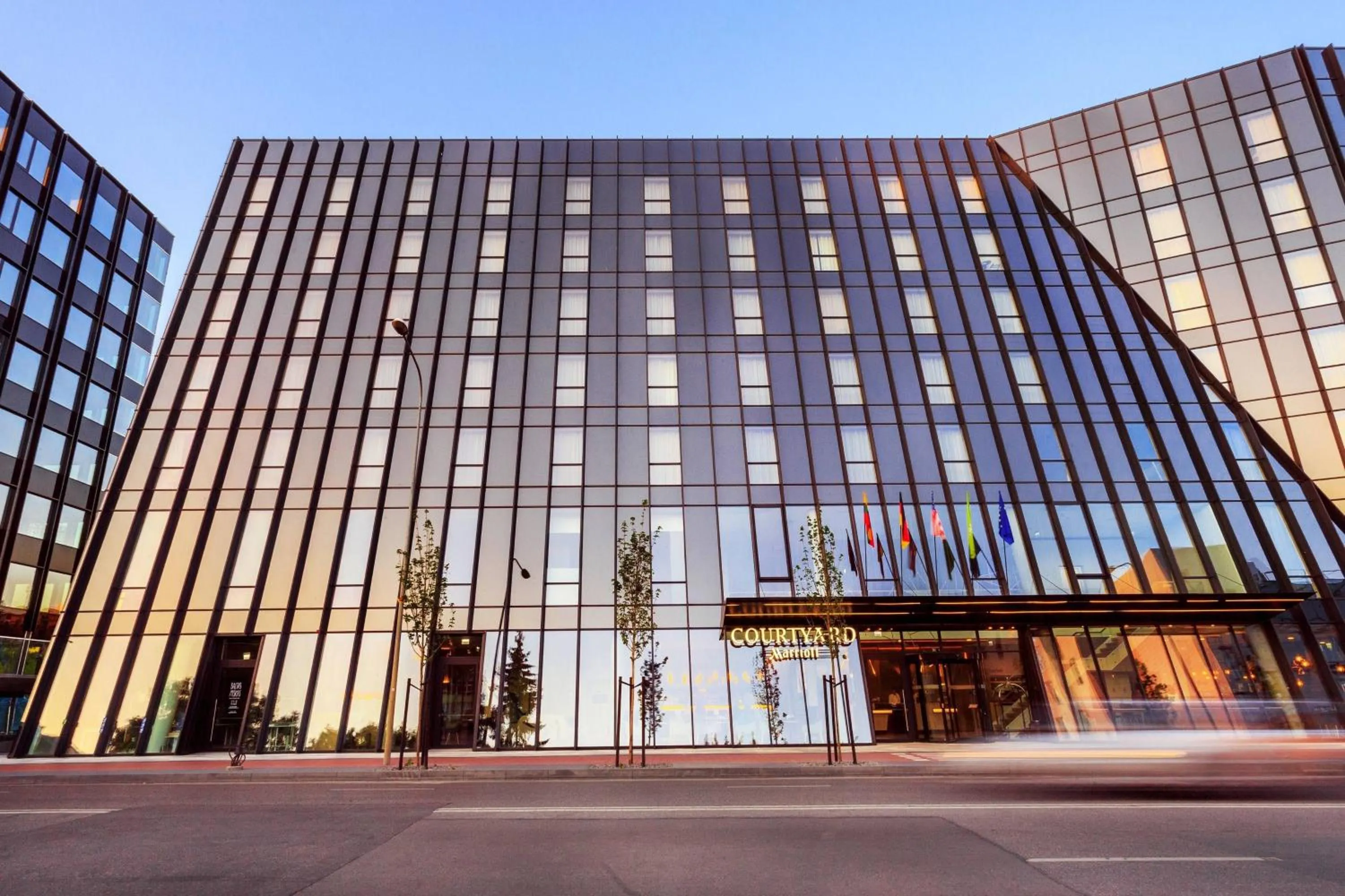Property building in Courtyard by Marriott Vilnius City Center