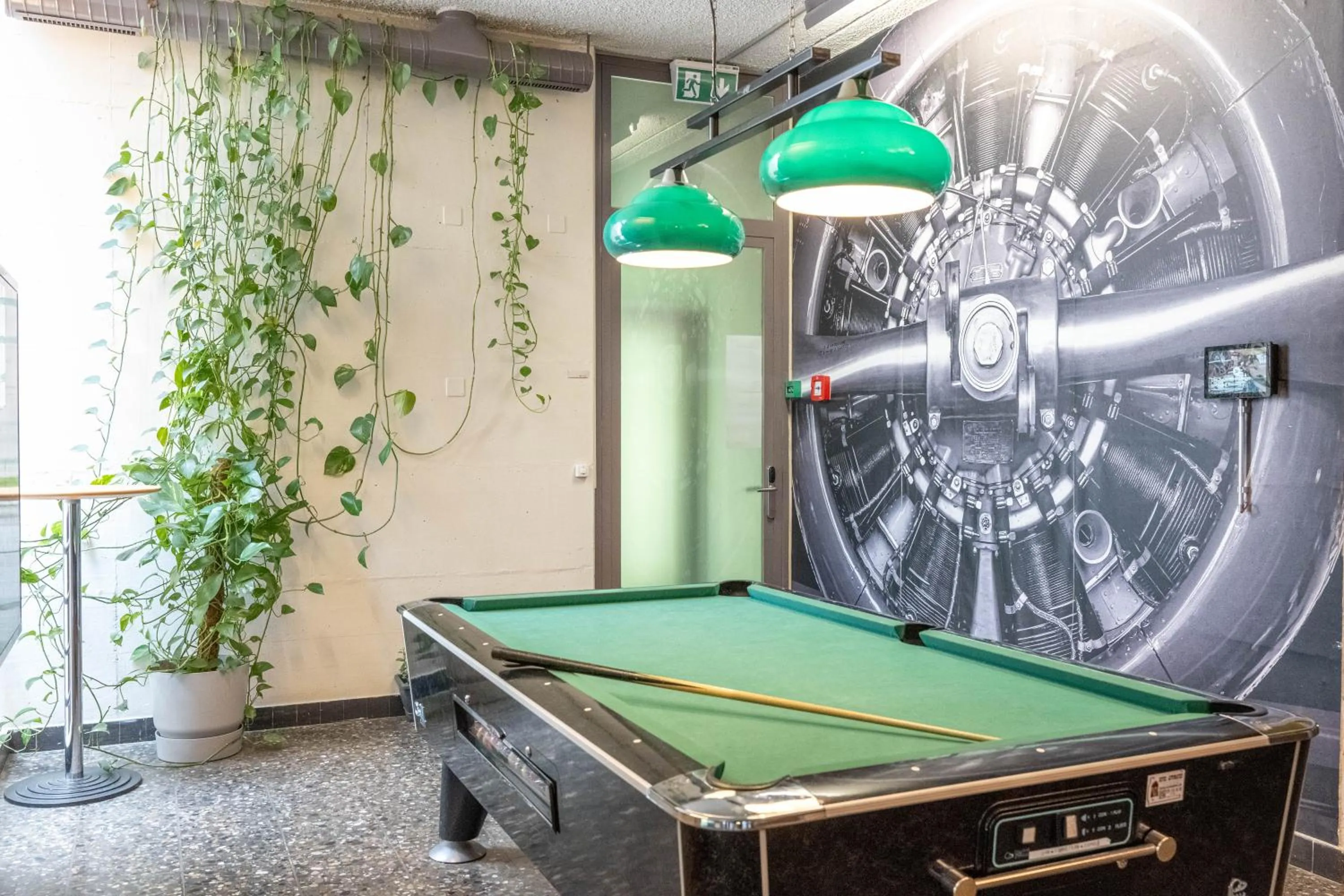 Game Room in Luzern Youth Hostel