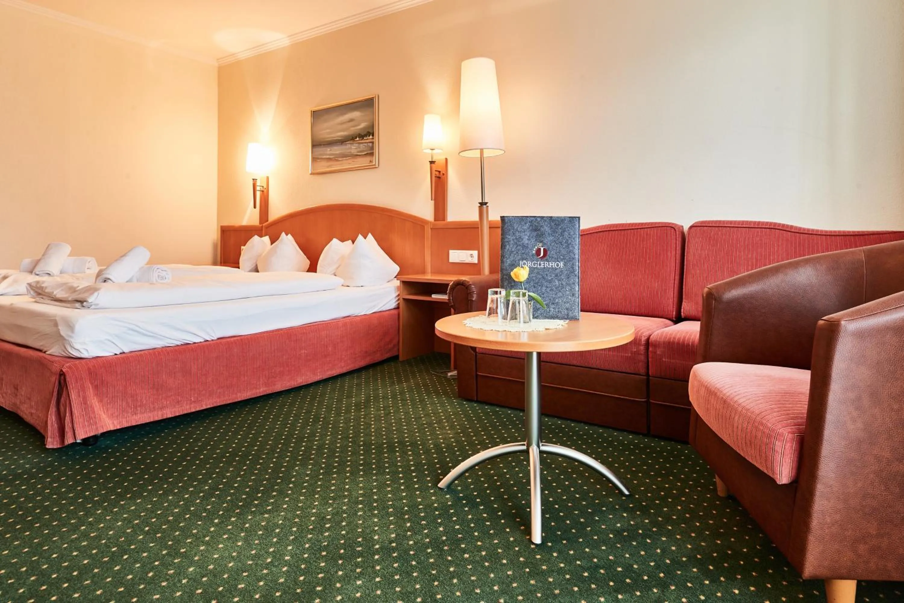 Photo of the whole room, Bed in Ferienhotel Jörglerhof