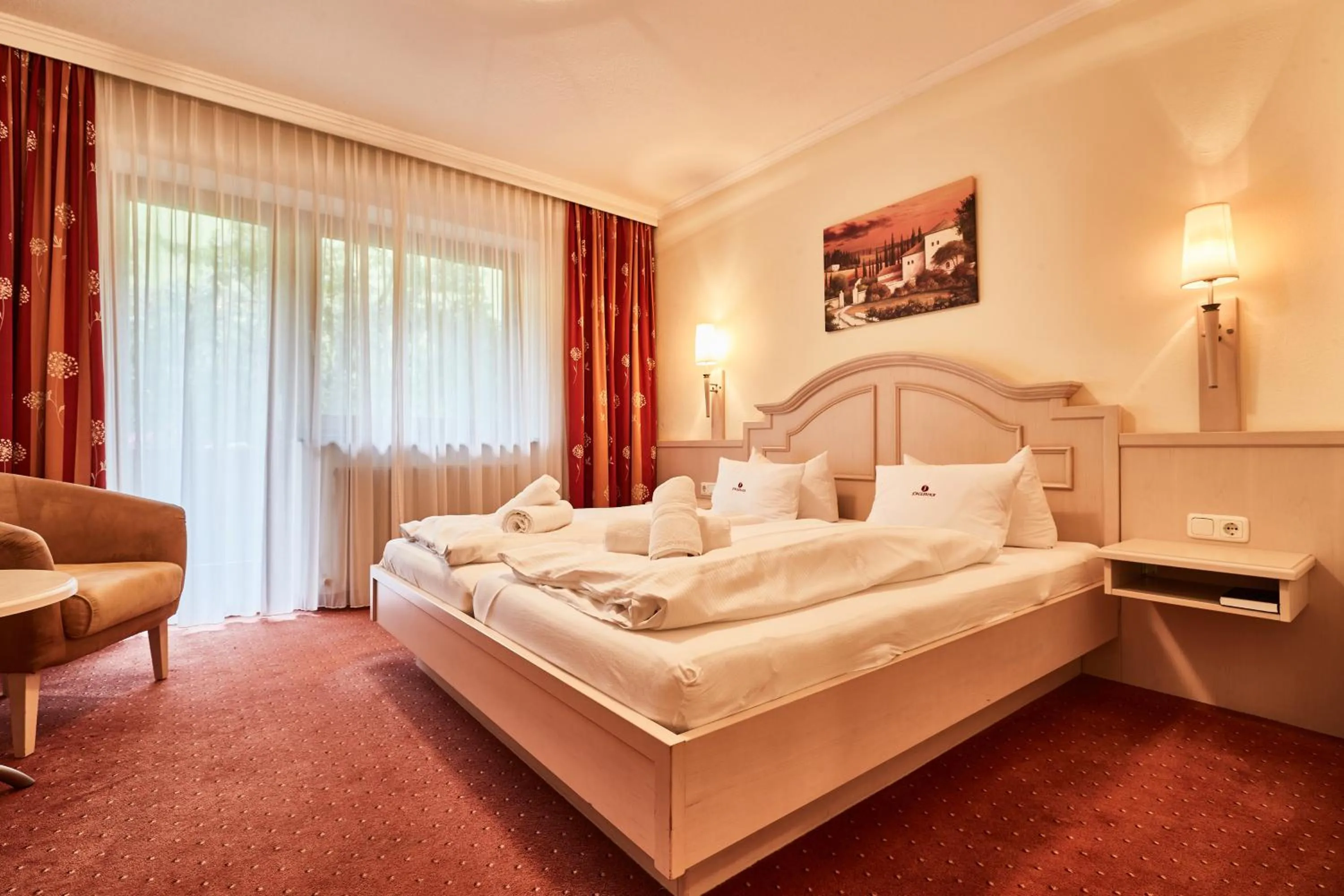 Bed in Ferienhotel Jörglerhof