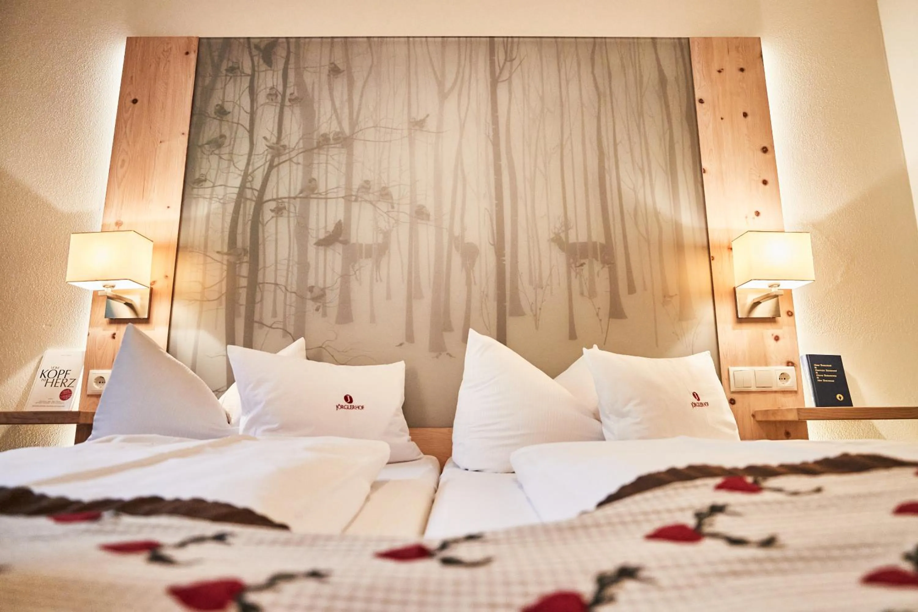 Bed in Ferienhotel Jörglerhof