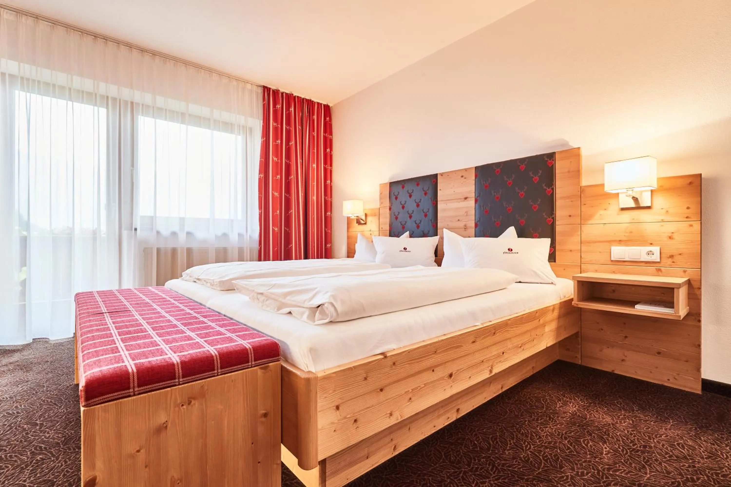 Bed in Ferienhotel Jörglerhof