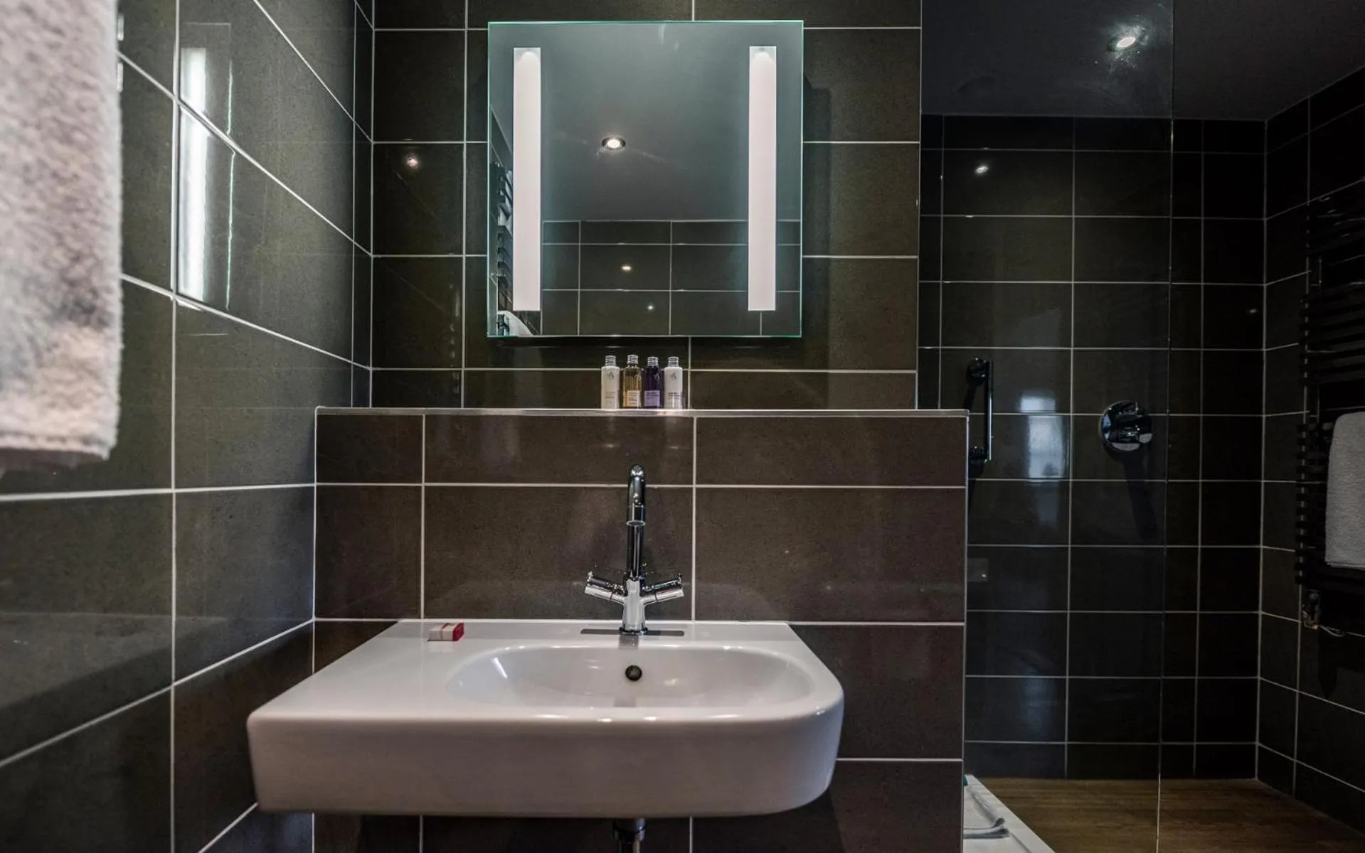 Bathroom in Crown and Castle