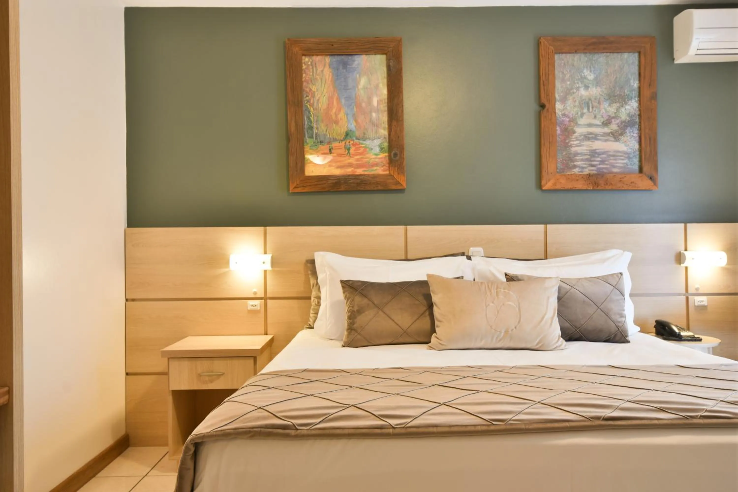 Bed in Pousada Belluno