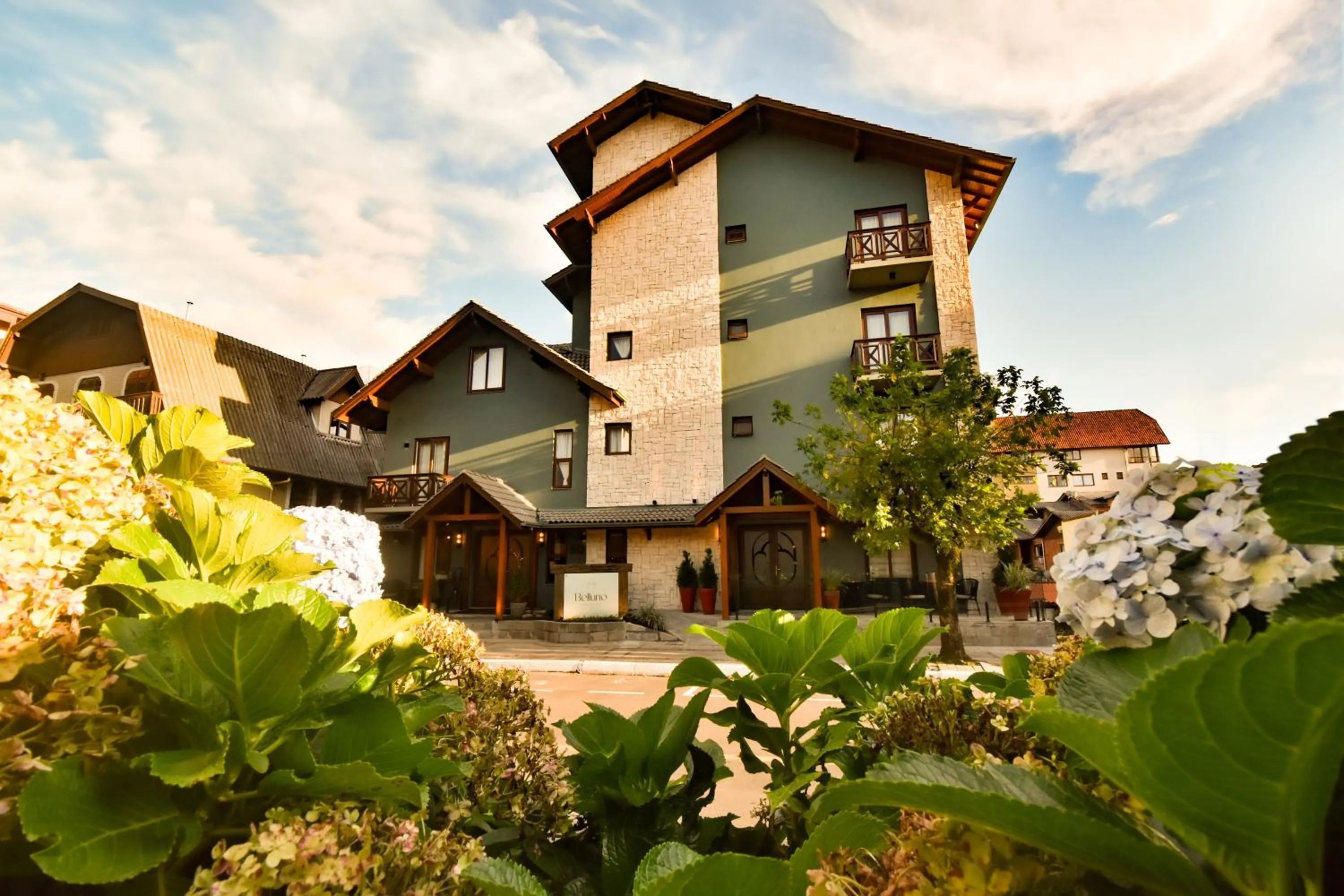 Facade/entrance in Pousada Belluno