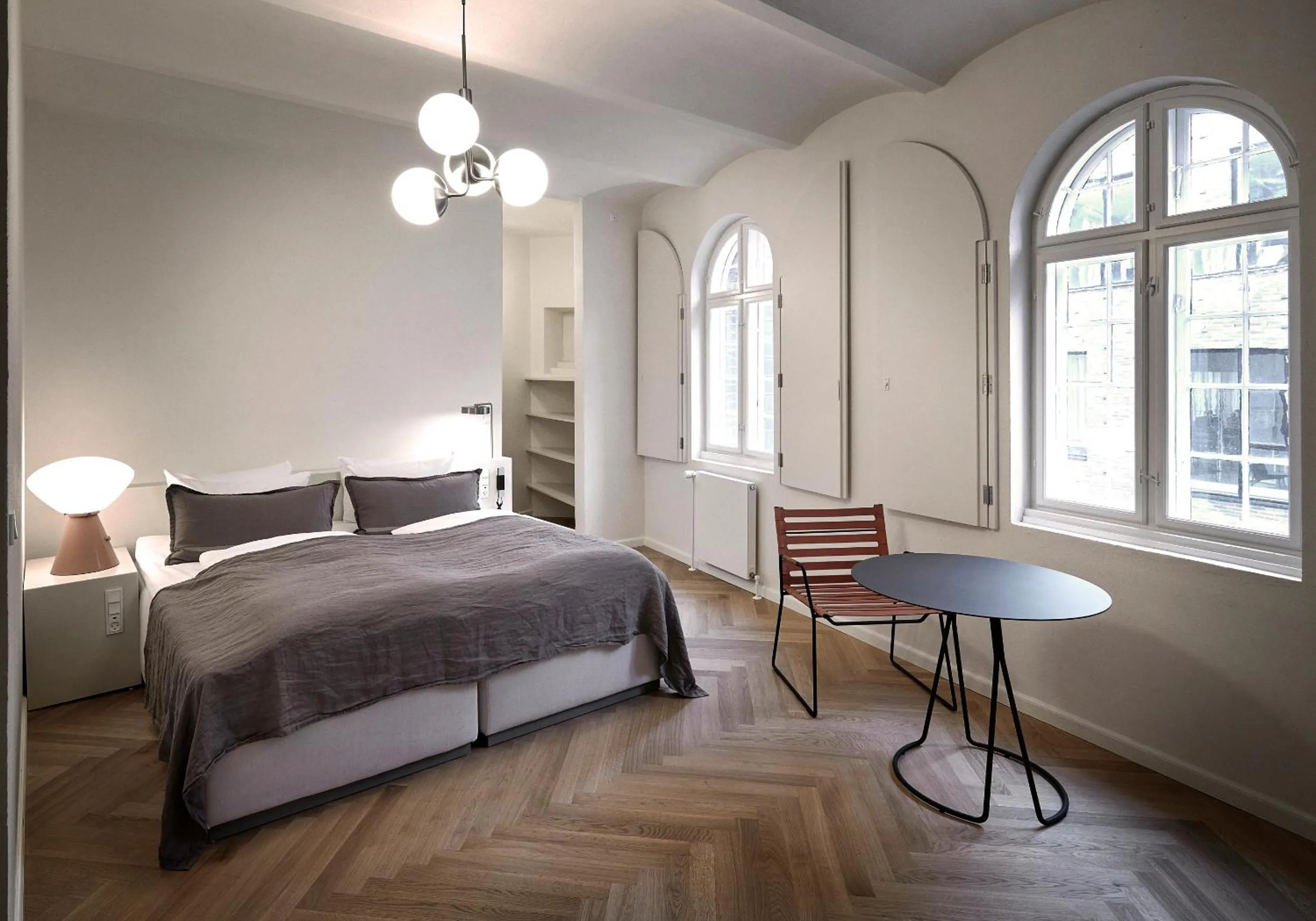 Bed in Hotel Ottilia