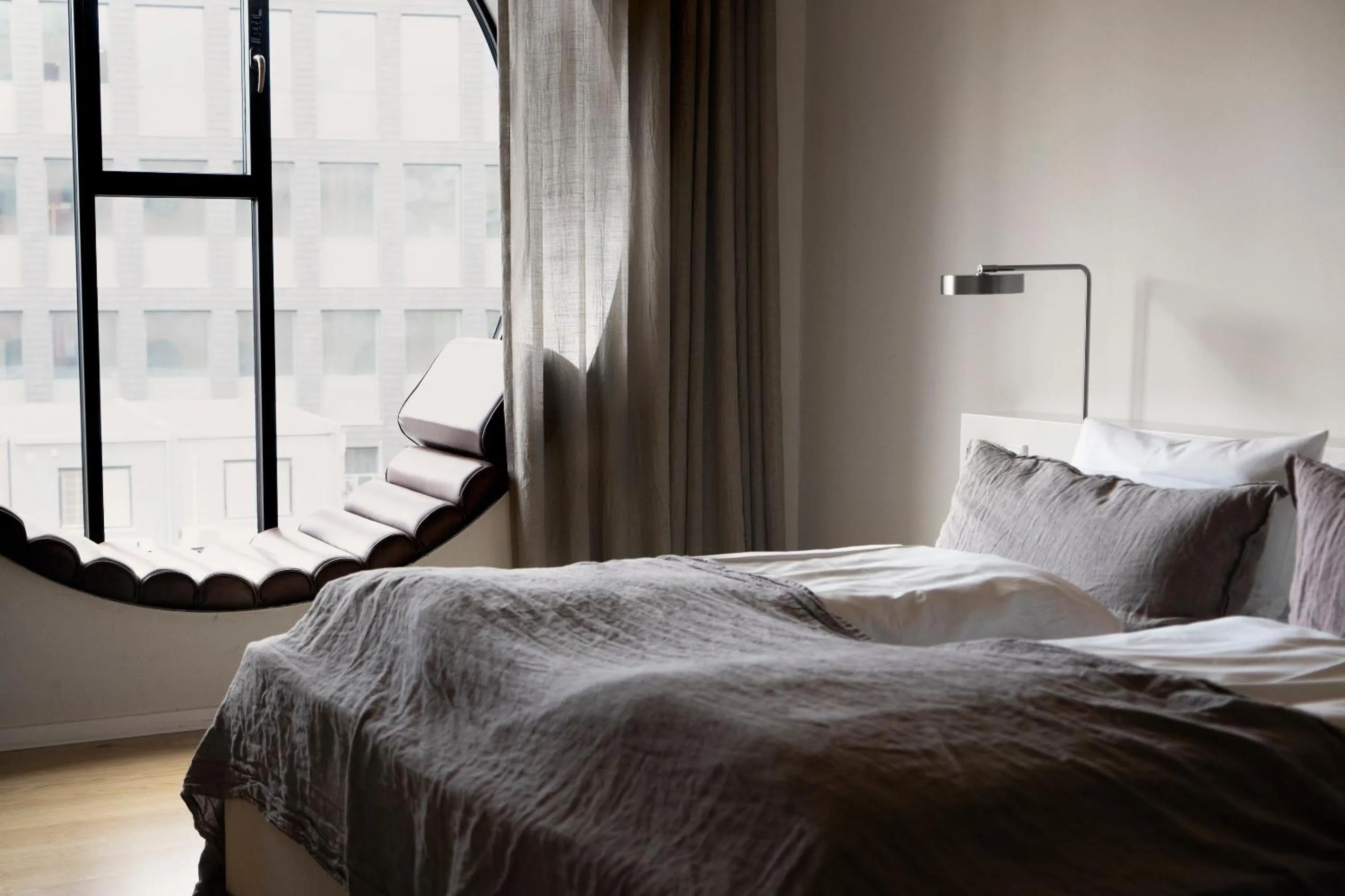 Bed in Hotel Ottilia