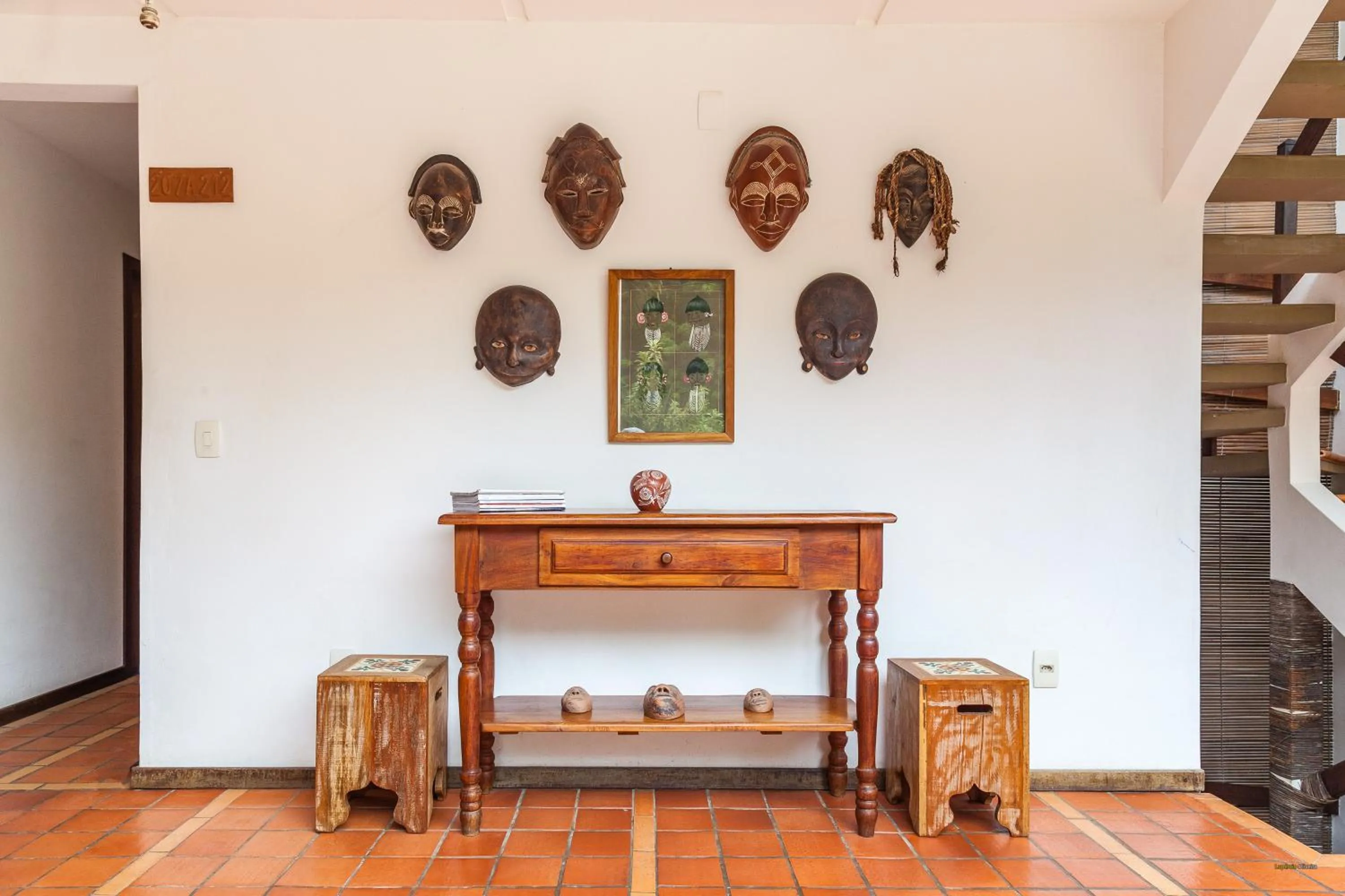 Decorative detail in Pousada Bahia Brasil