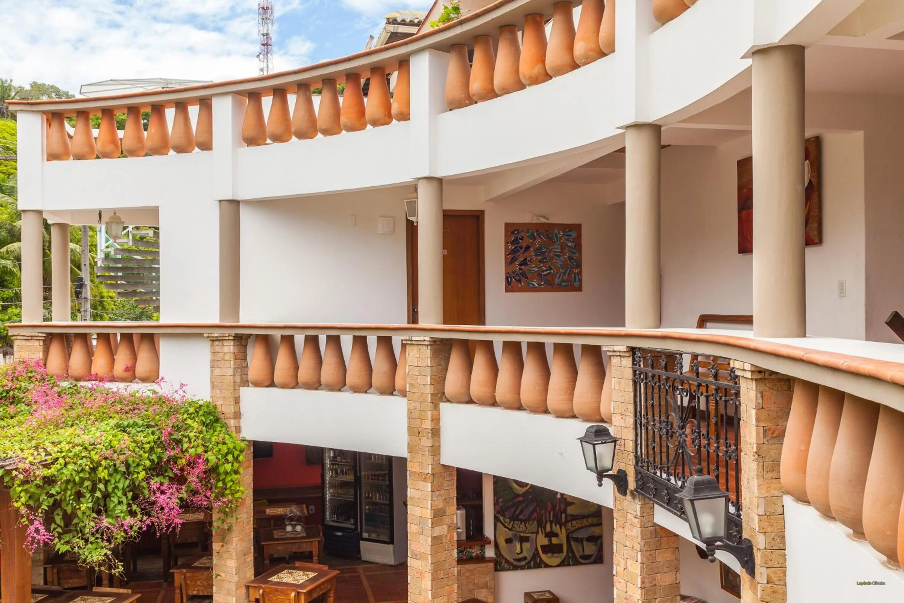 Balcony/Terrace in Pousada Bahia Brasil