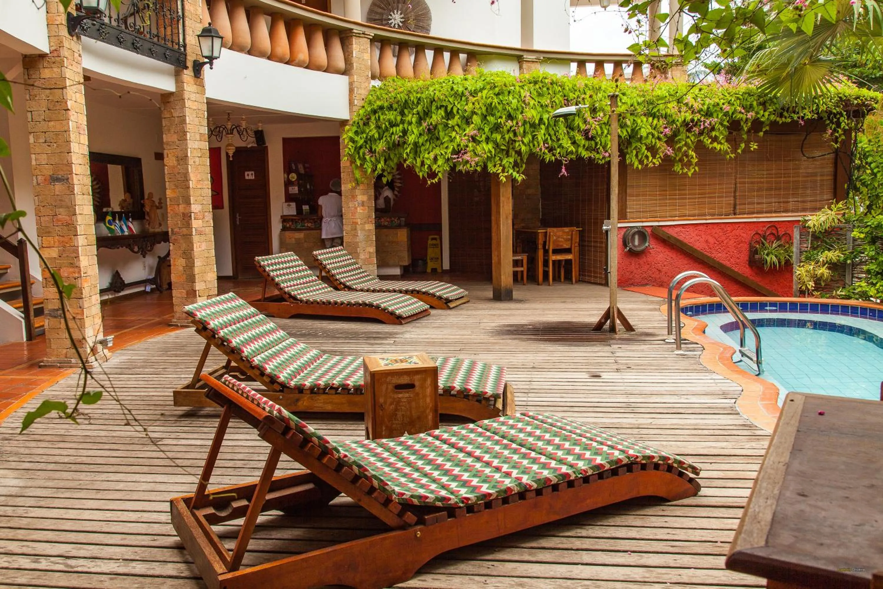 Pool view in Pousada Bahia Brasil