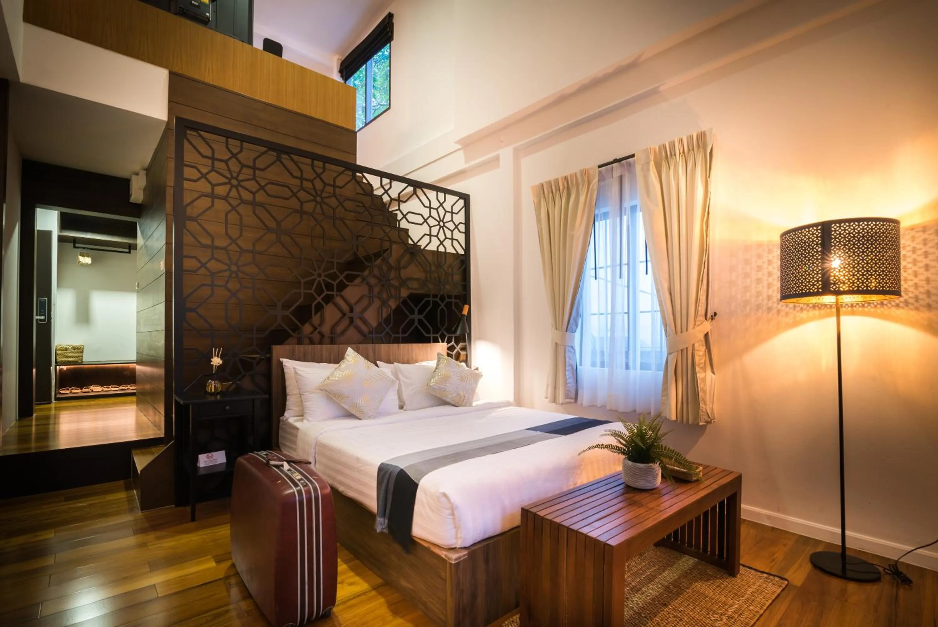 Bed in Siam Nitra Boutique Hotel
