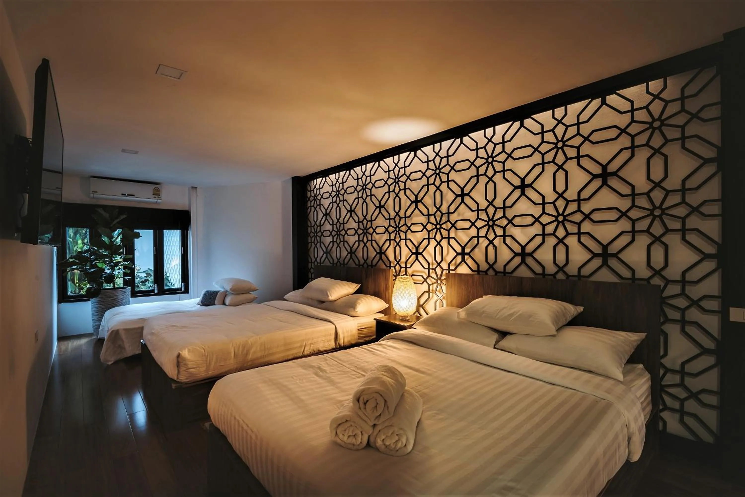 Photo of the whole room, Bed in Siam Nitra Boutique Hotel