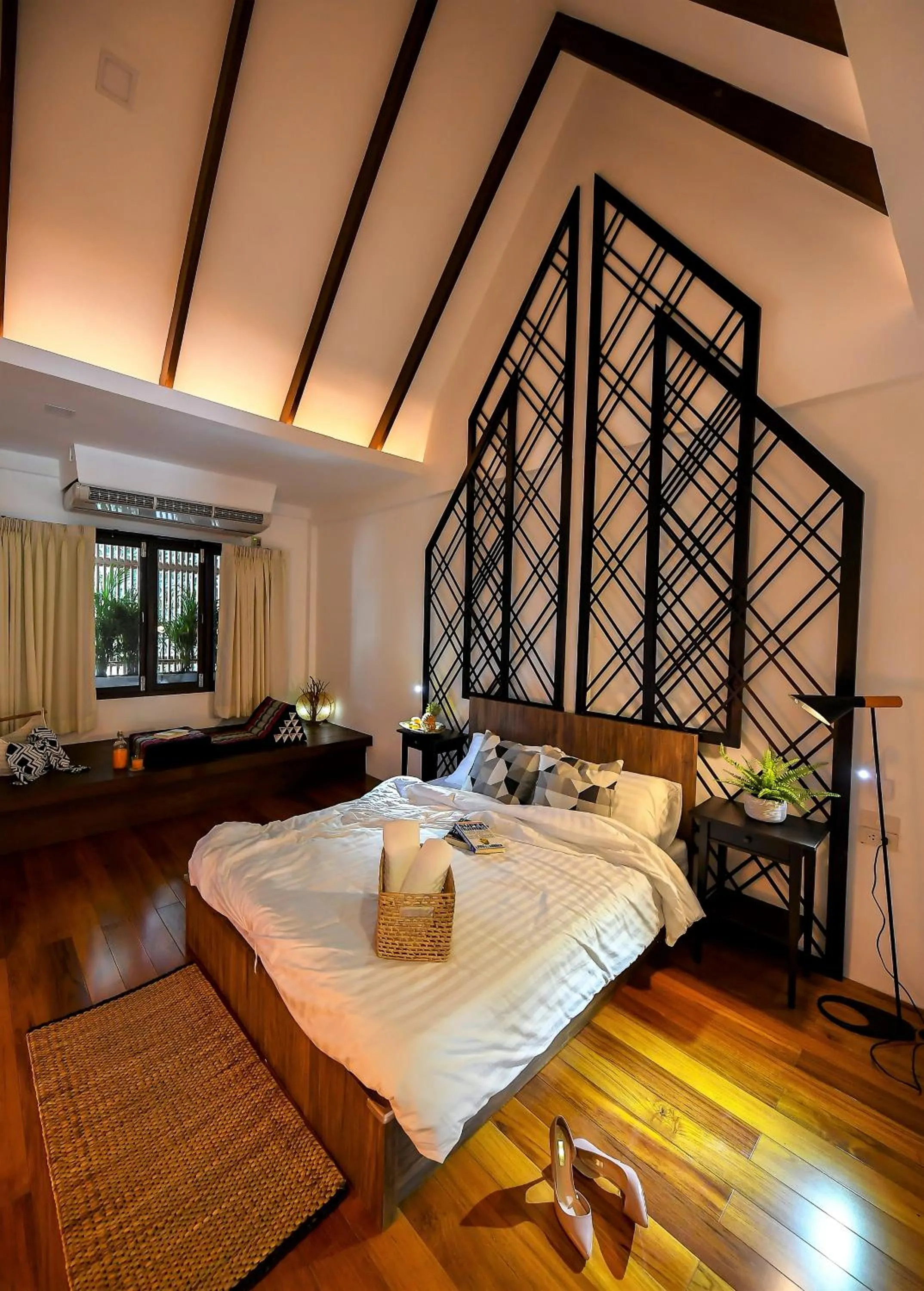 Bed in Siam Nitra Boutique Hotel