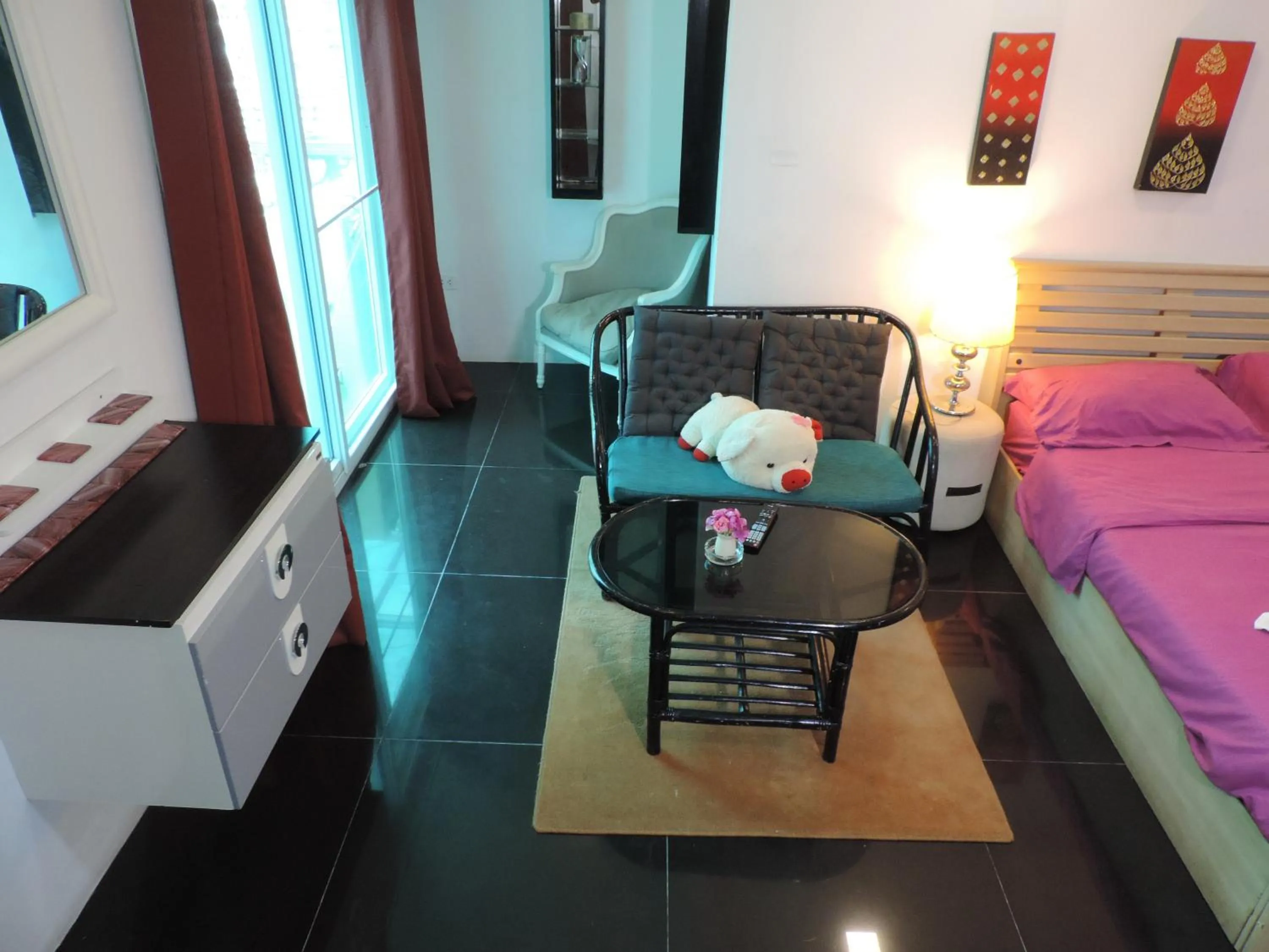 Bed in Blue Paradise Residence