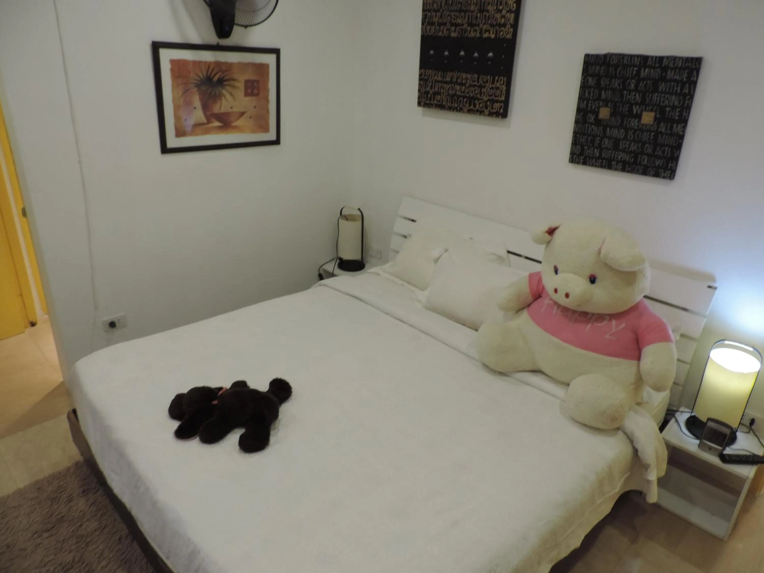 Bed in Blue Paradise Residence