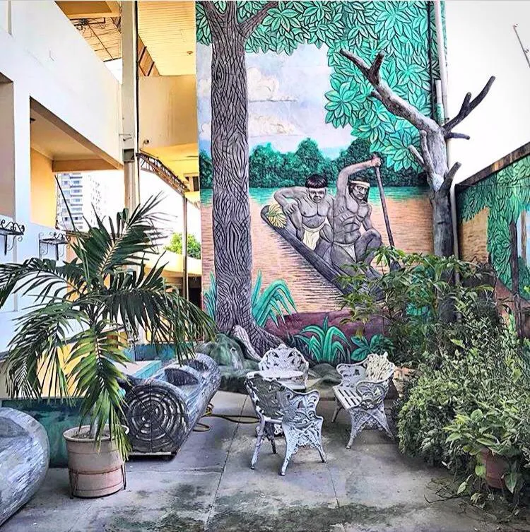 Decorative detail in Hotel Dez De Julho