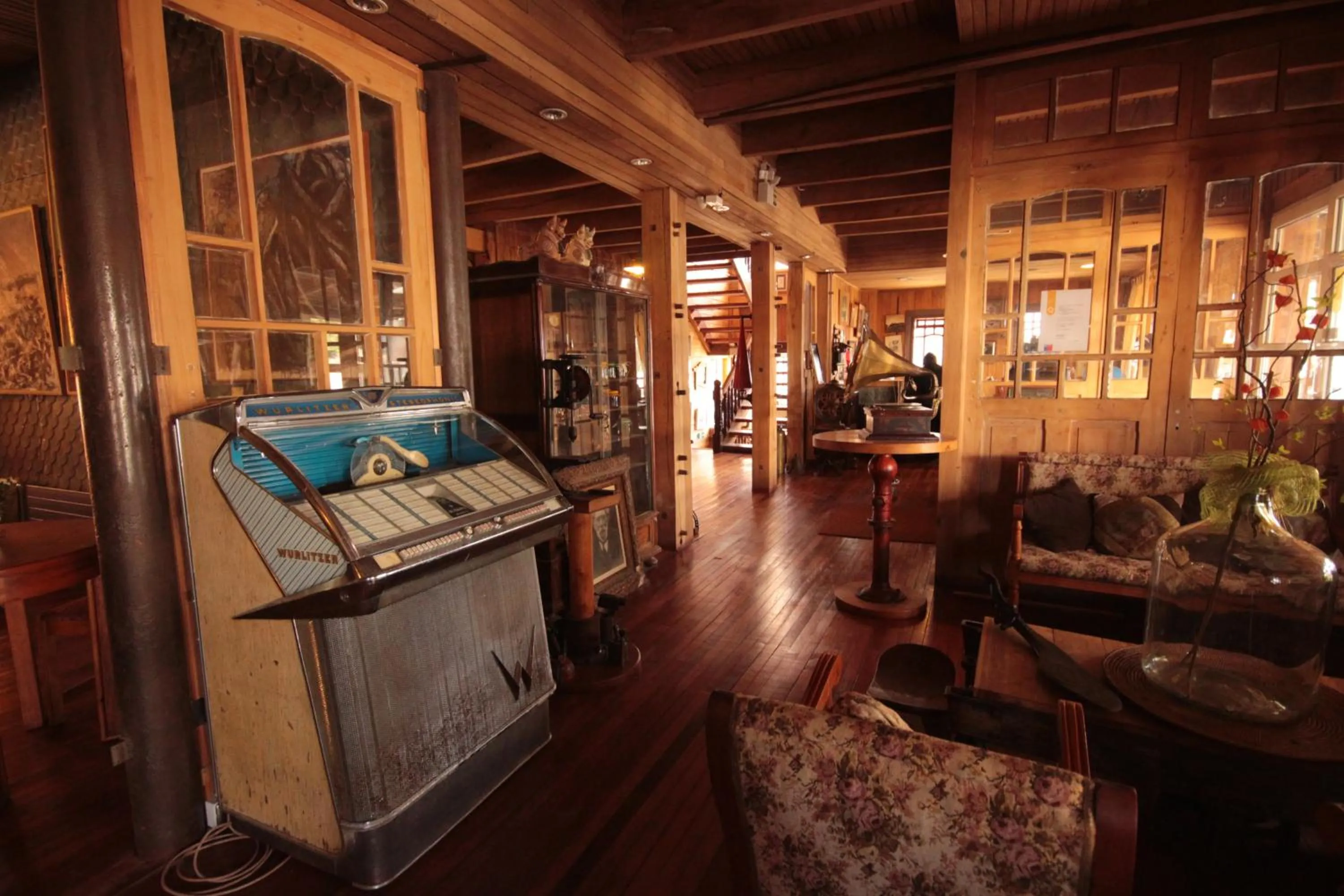 Lobby or reception in Hotel Museo El Greco Puerto Varas