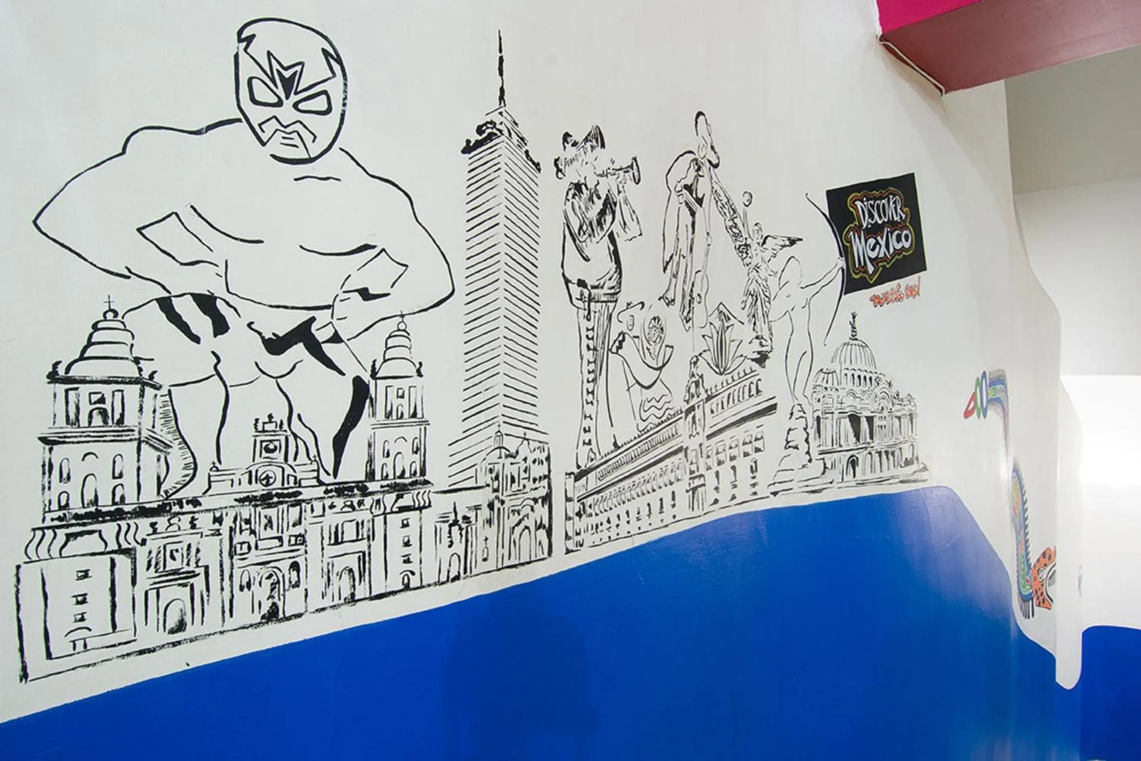 Decorative detail in Hostal Amigo