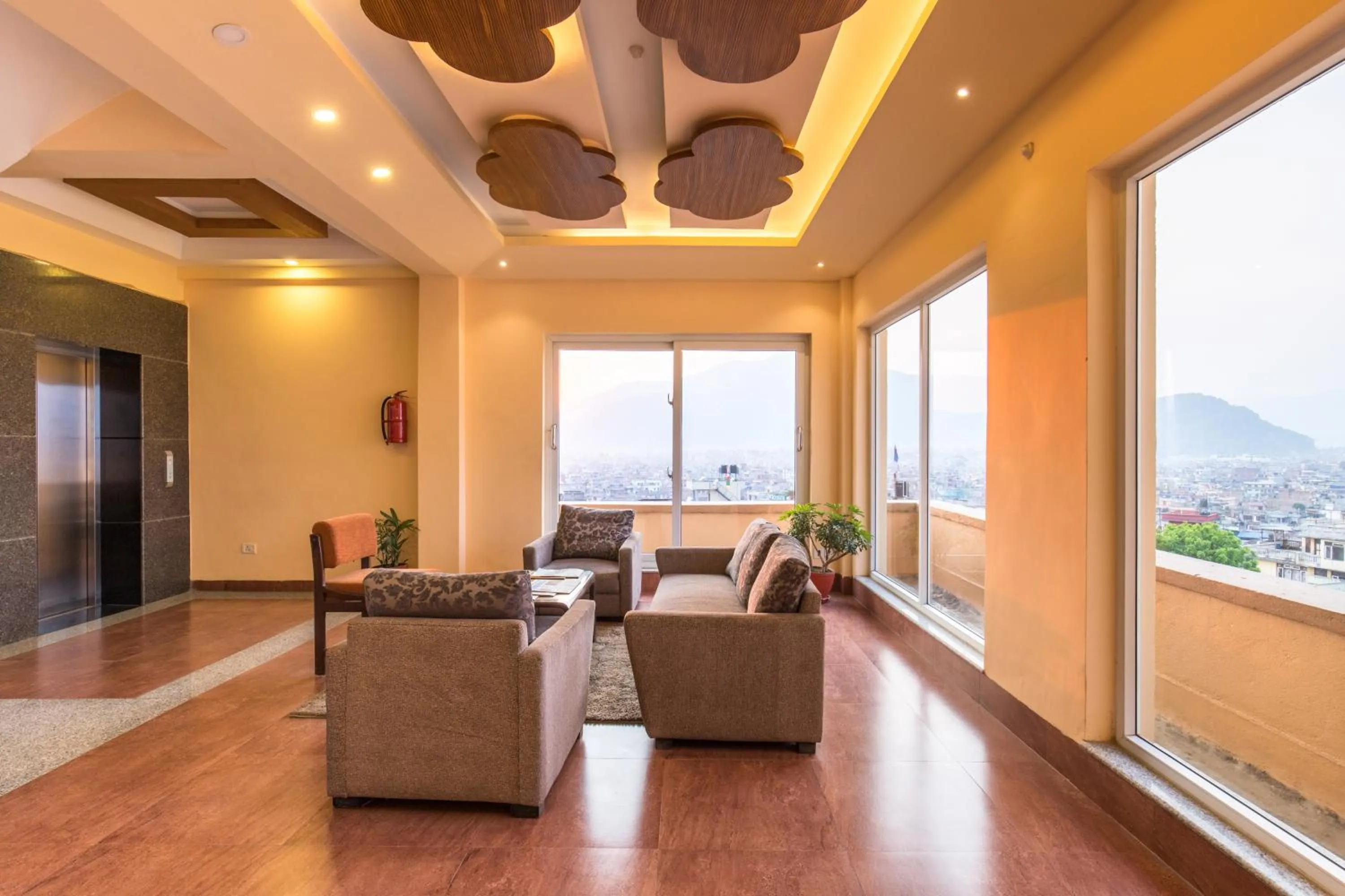 Seating area in Hotel Moonlight