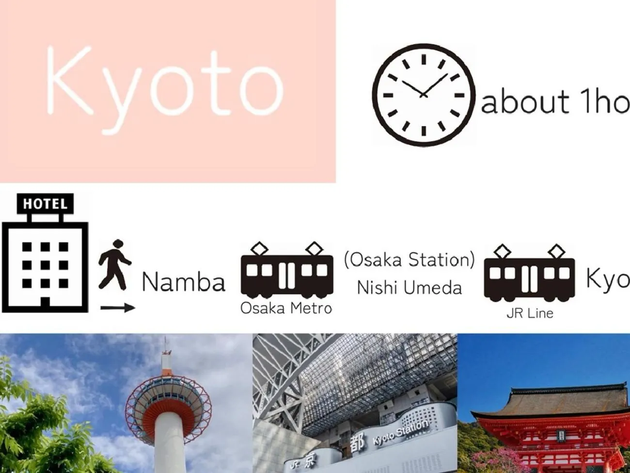 Nearby landmark in Hotel Monterey Grasmere Osaka