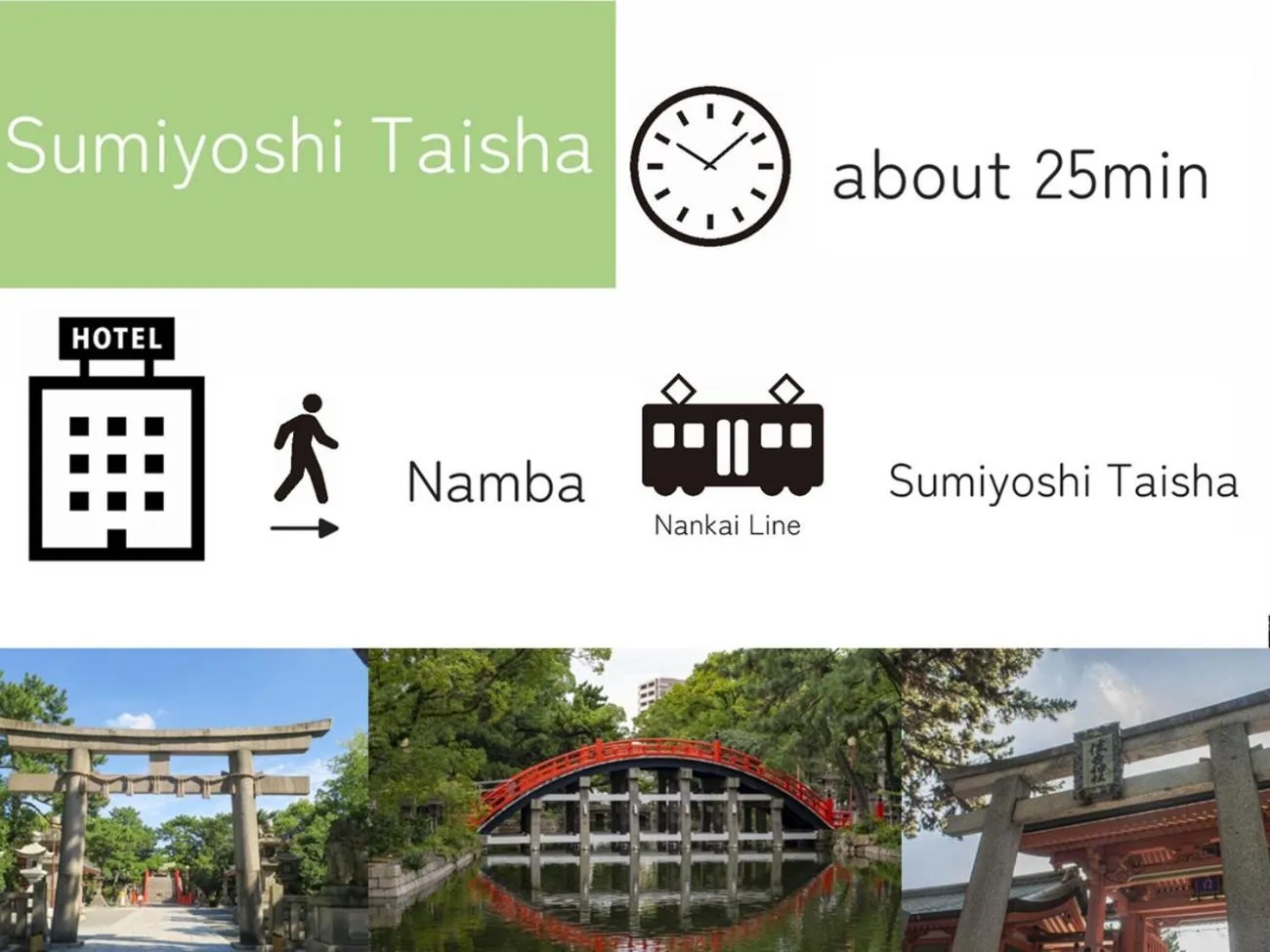 Nearby landmark in Hotel Monterey Grasmere Osaka