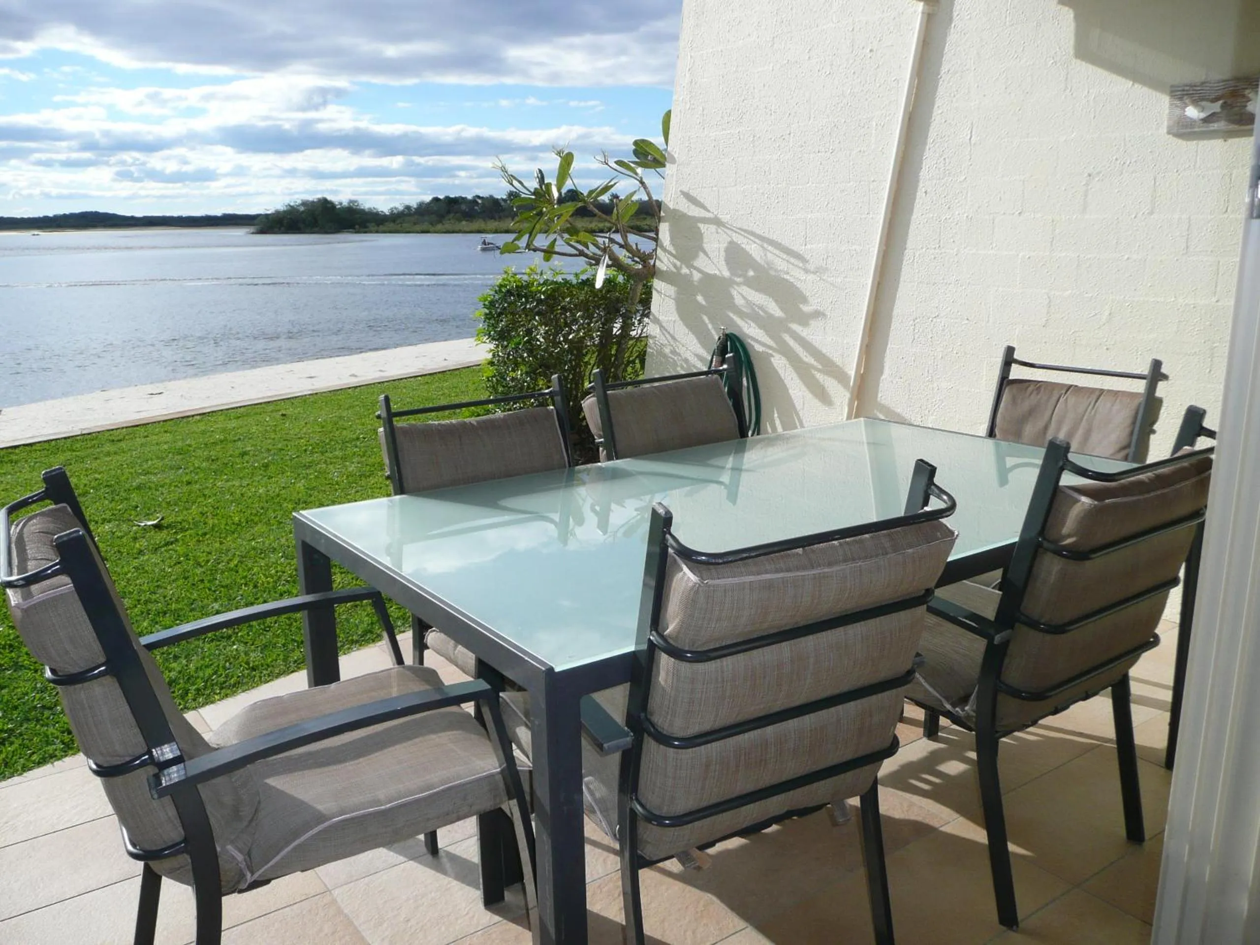 Patio in Noosa Harbour Resort