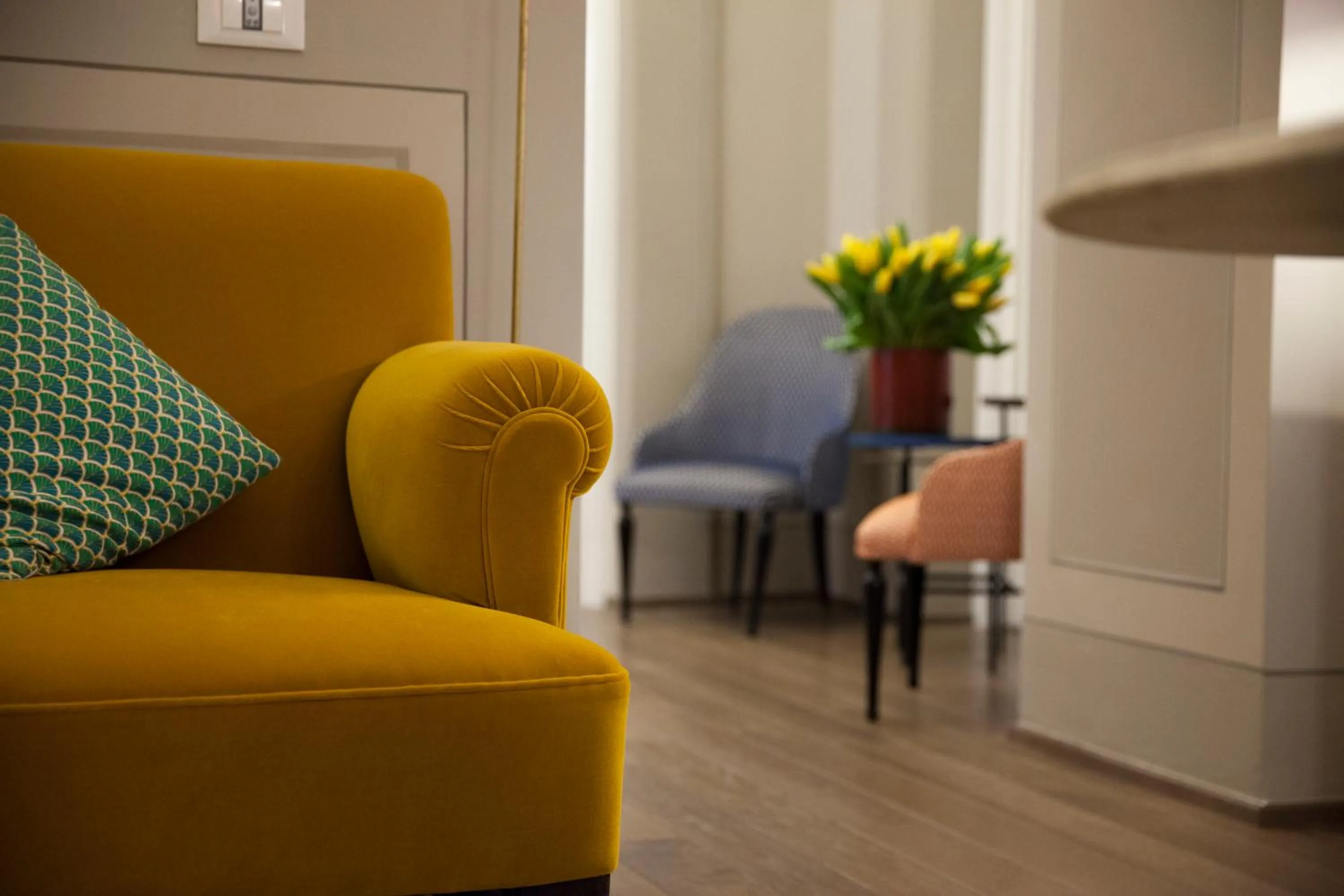 Communal lounge/ TV room in Casa Fabbrini Fancy Suites