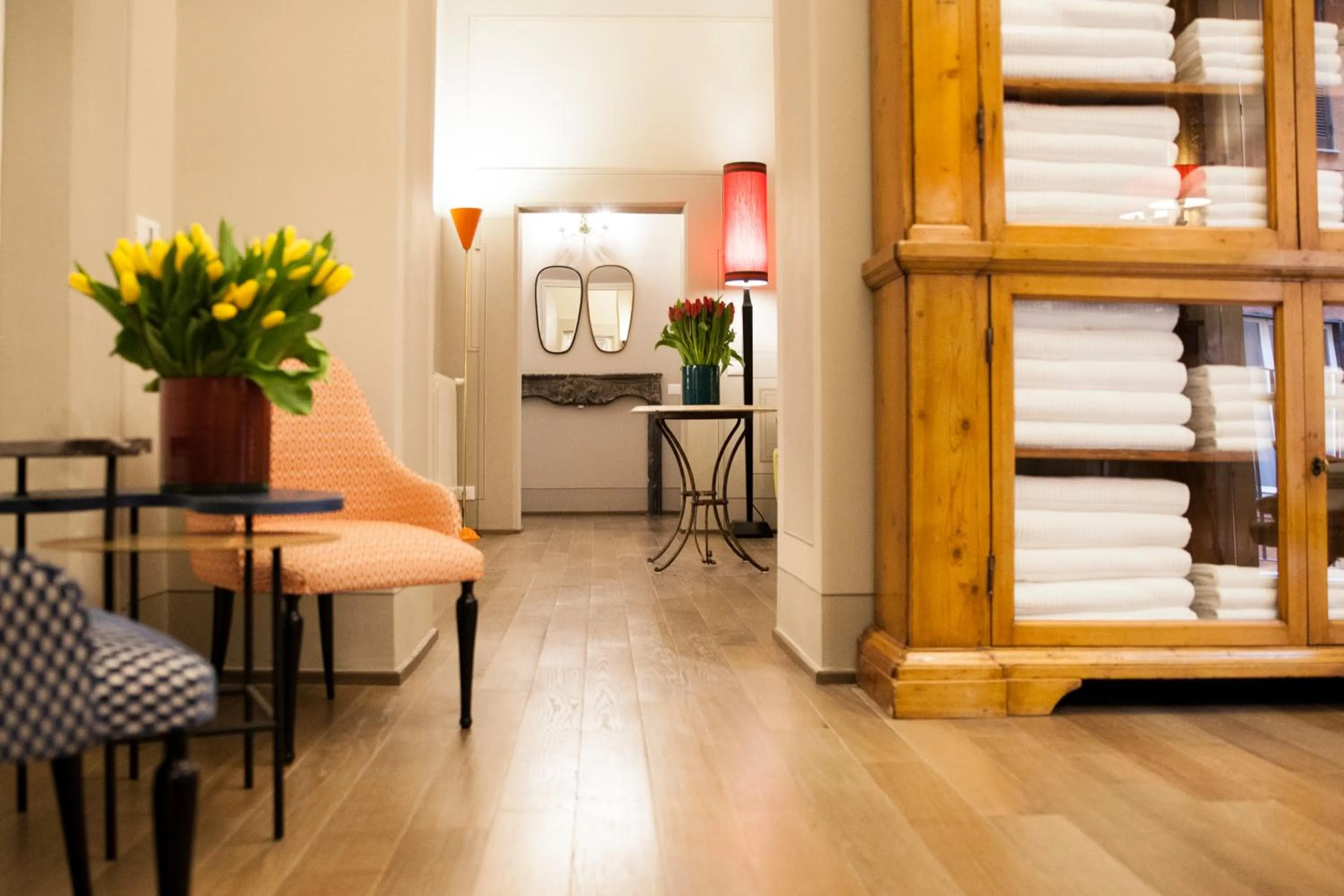 Communal lounge/ TV room in Casa Fabbrini Fancy Suites