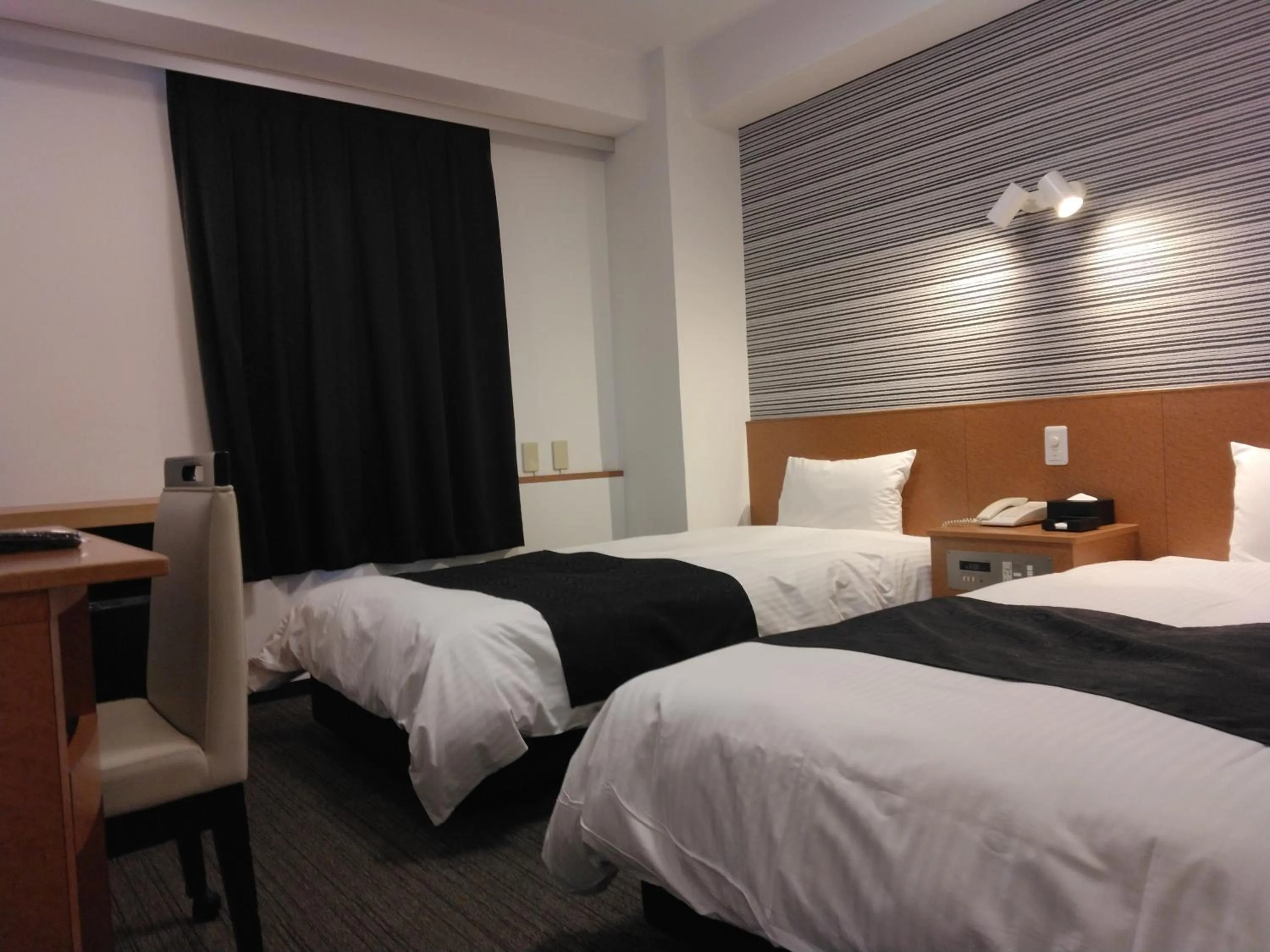 Photo of the whole room, Bed in APA Hotel Hamamatsu Eki Minami