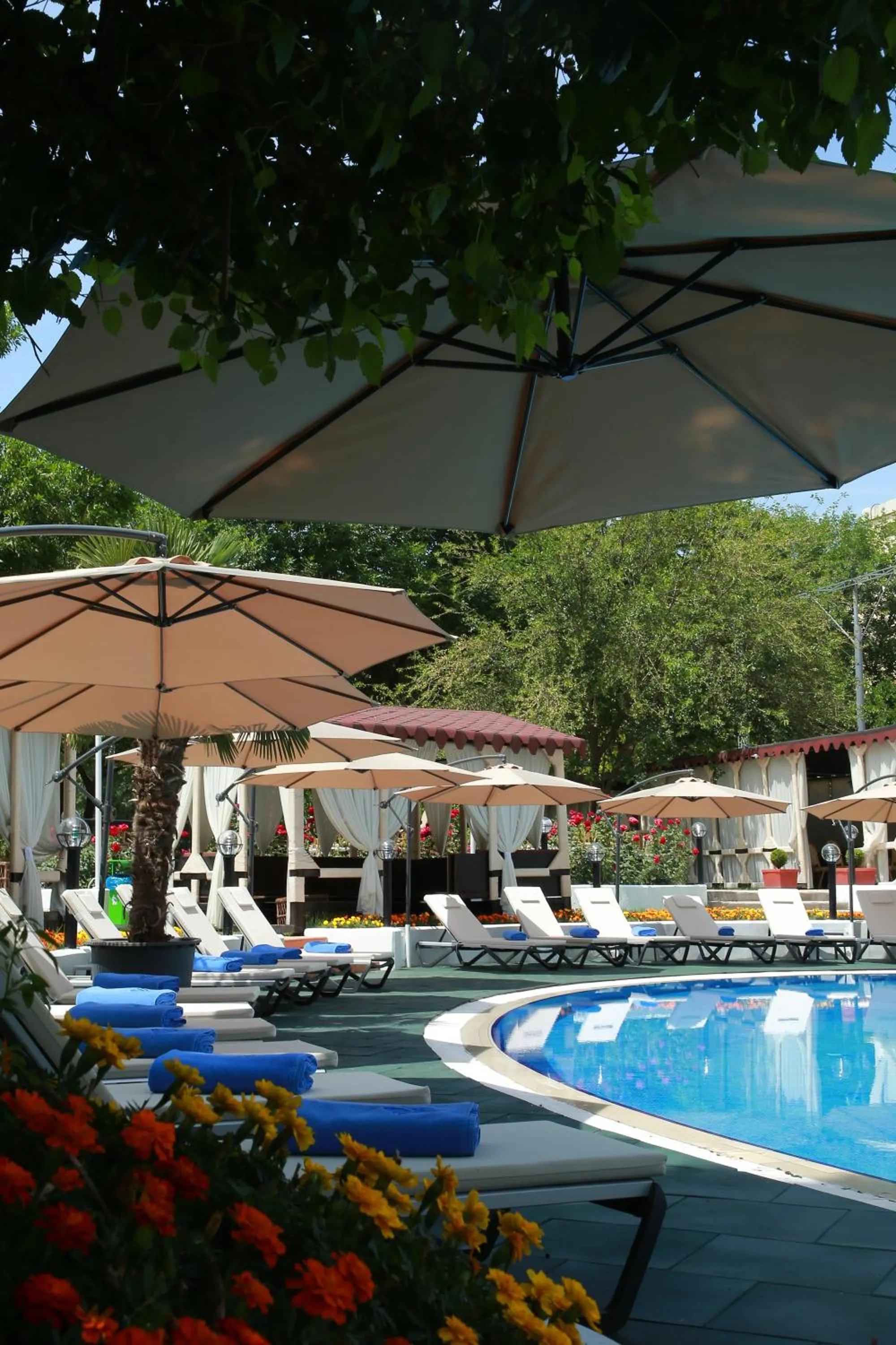 Swimming pool in Wyndham Tashkent