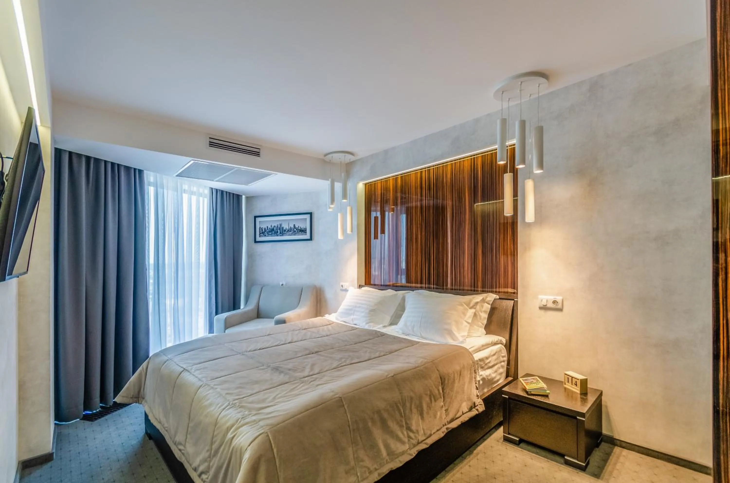 Bed in Tourist Hotel Complex