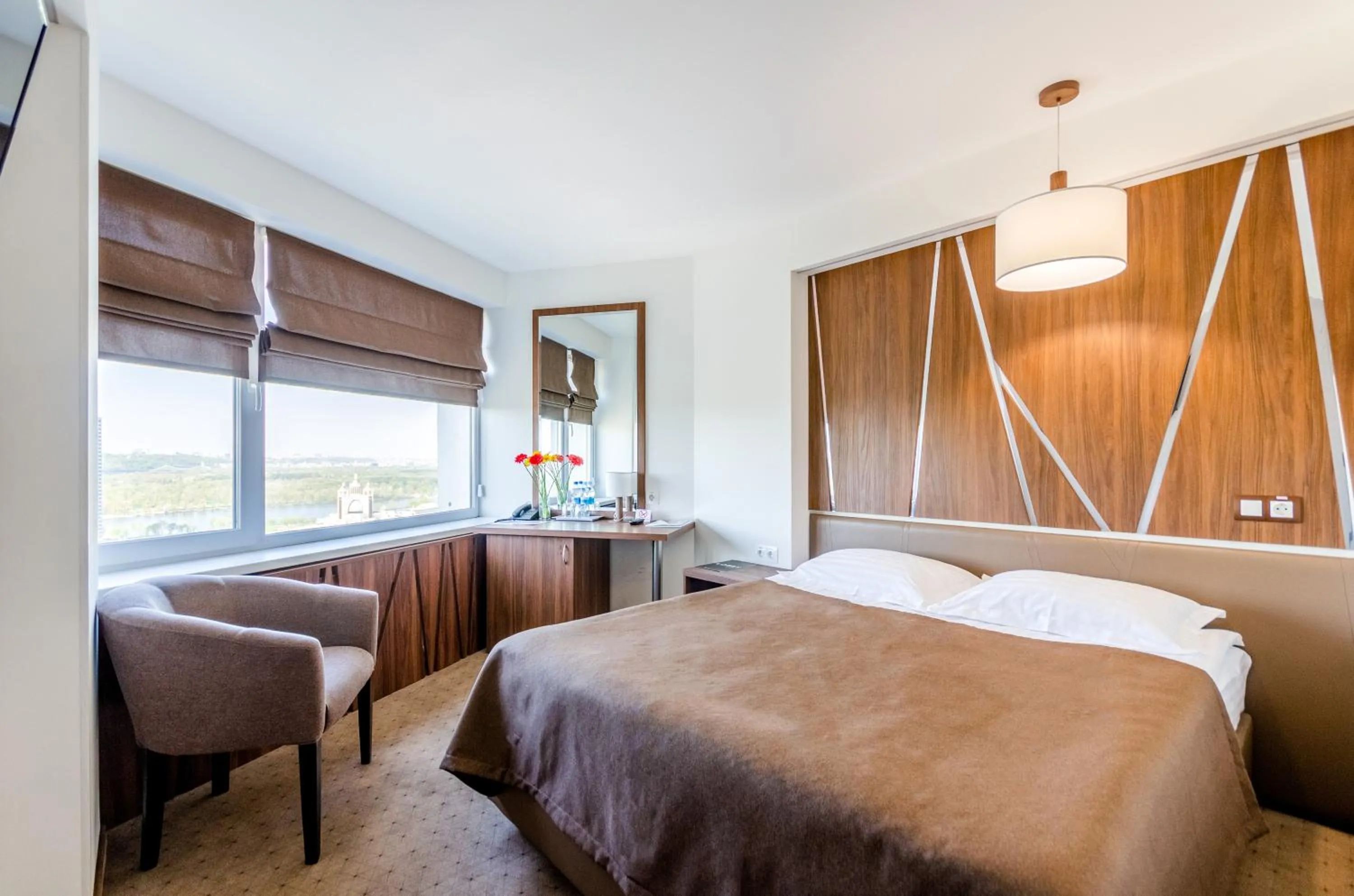 View (from property/room), Bed in Tourist Hotel Complex