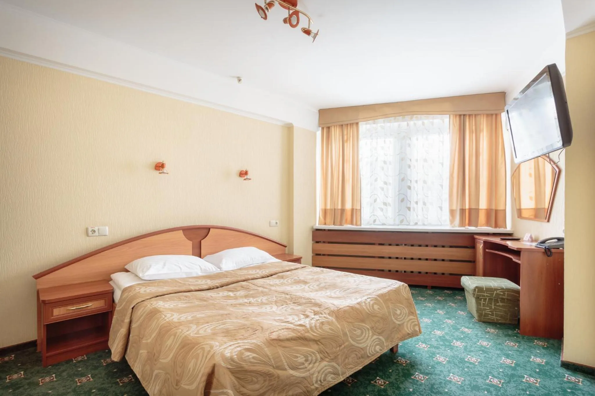 Decorative detail, Bed in Tourist Hotel Complex