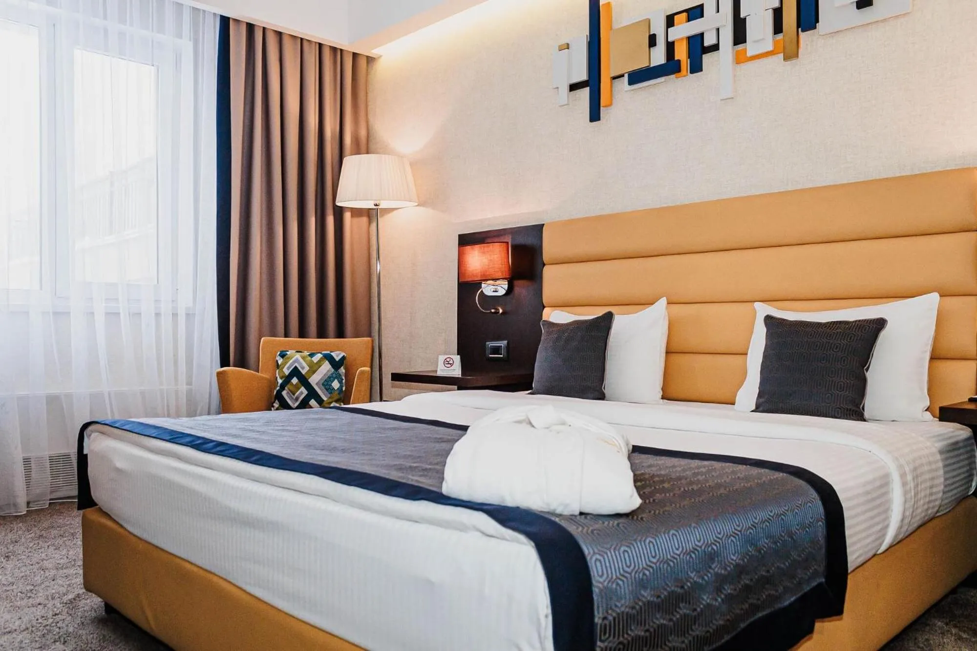 Bed in Comfort Hotel Astana