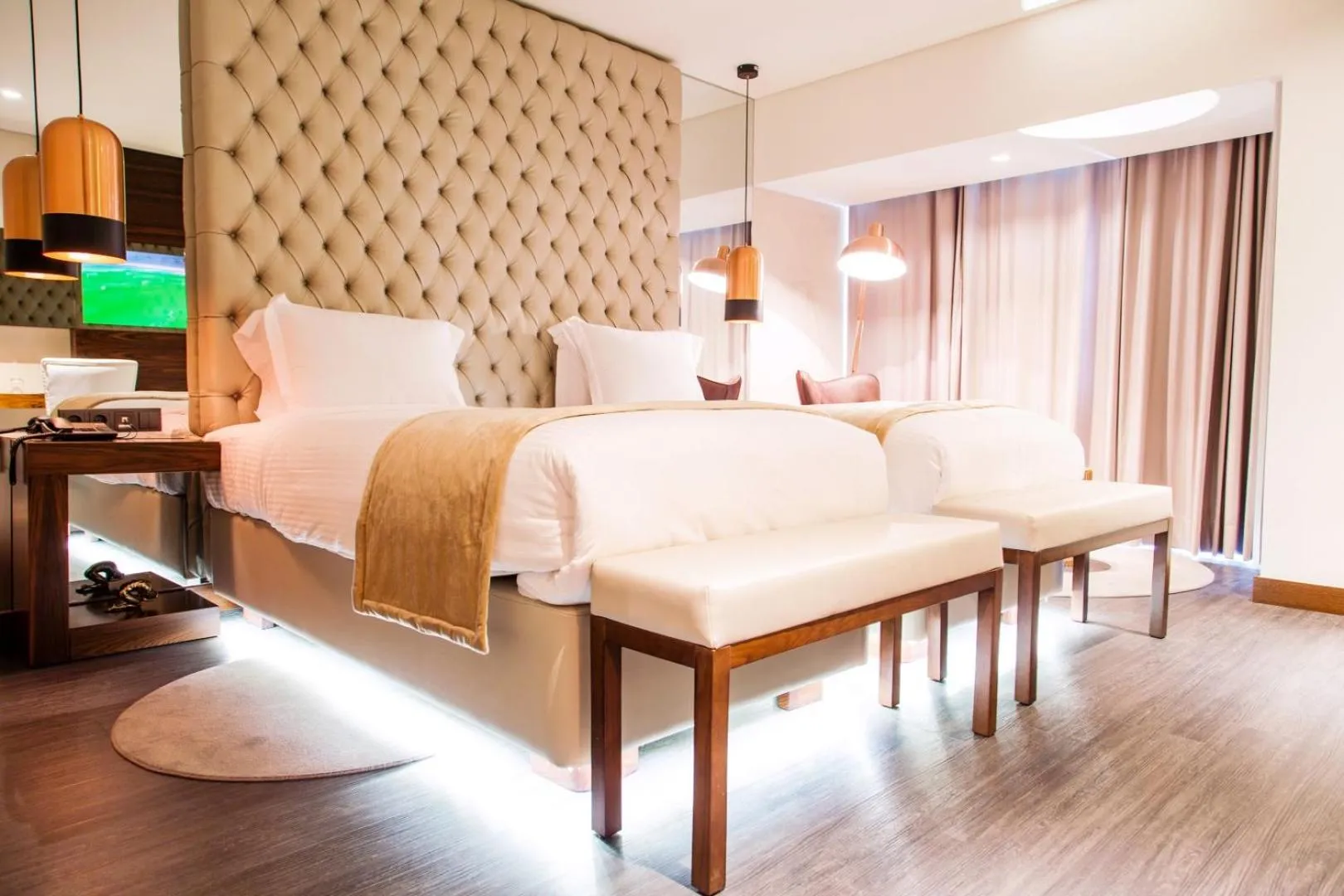 Bed in Grand Plaza Hotel Nampula