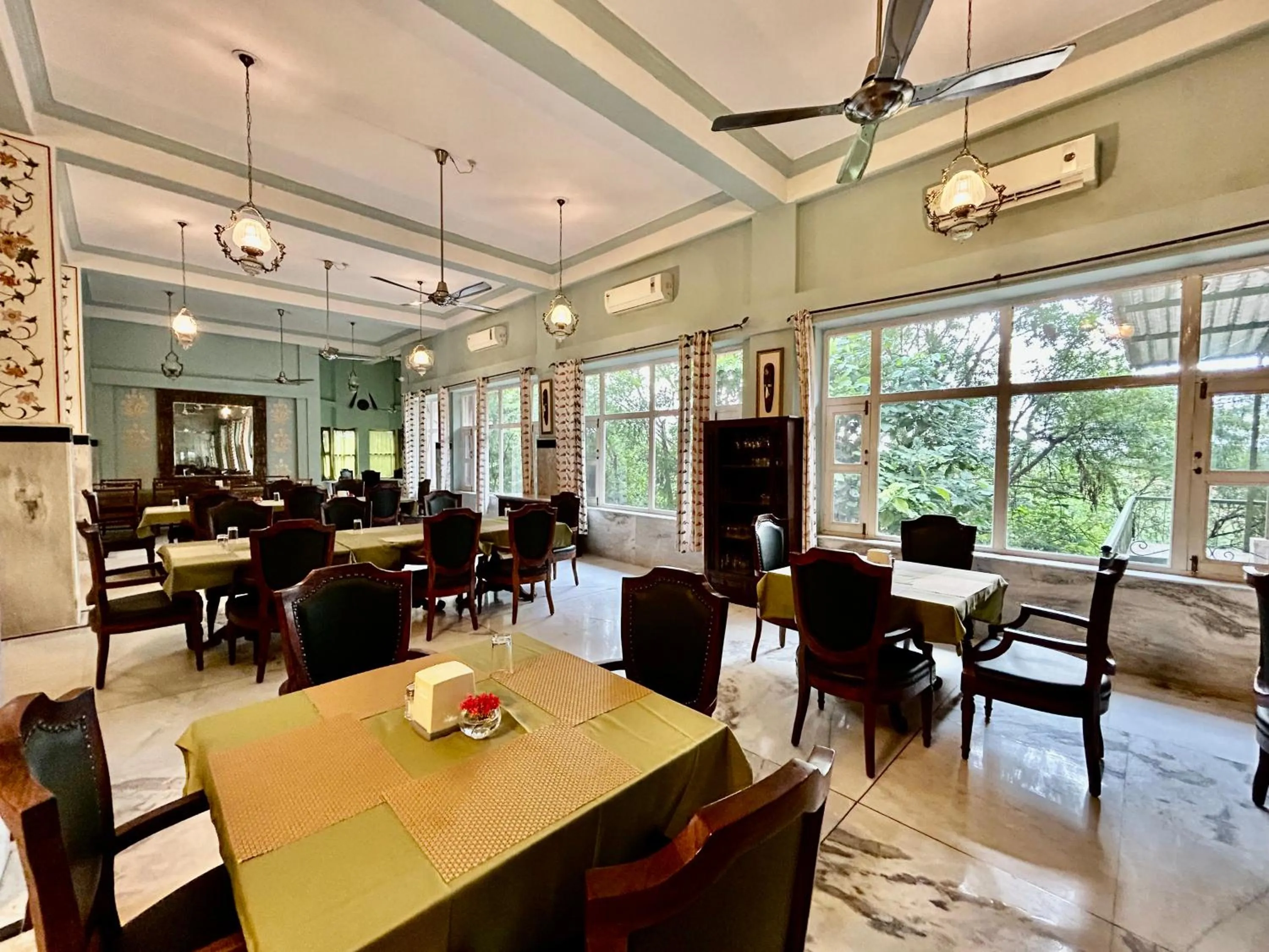 Restaurant/places to eat in Umaid Palace - A Lakeside Resort - 25 minutes from Mehandipur Balaji - 20 minutes from Chand Baori Stepwell Abhaneri & 40 minutes from Bhangarh Fort