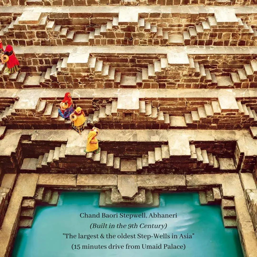 Umaid Palace - A Lakeside Resort - 25 minutes from Mehandipur Balaji - 20 minutes from Chand Baori Stepwell Abhaneri & 40 minutes from Bhangarh Fort