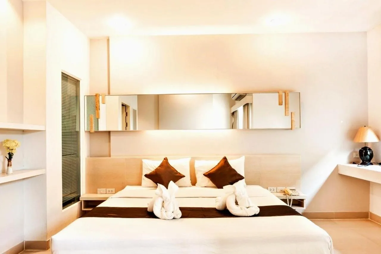 Bed in Khuang Singh Residence & Hotel Chiangmai