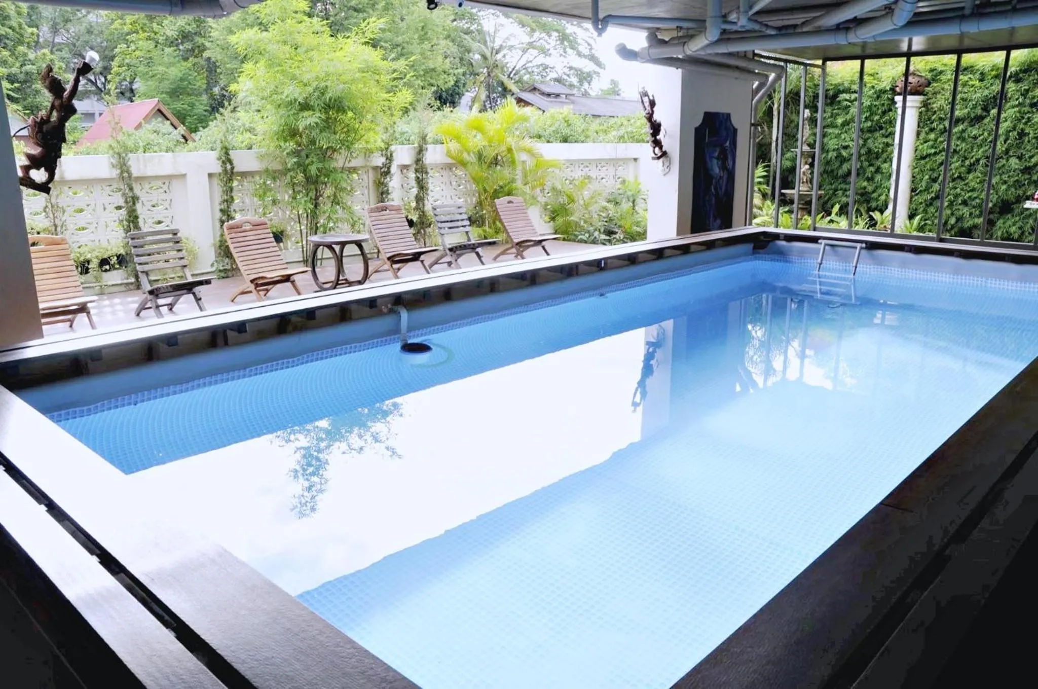 Pool view in Khuang Singh Residence & Hotel Chiangmai