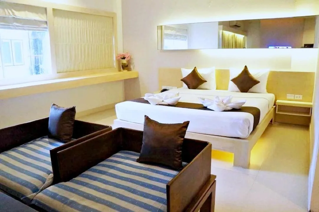 Bed in Khuang Singh Residence & Hotel Chiangmai