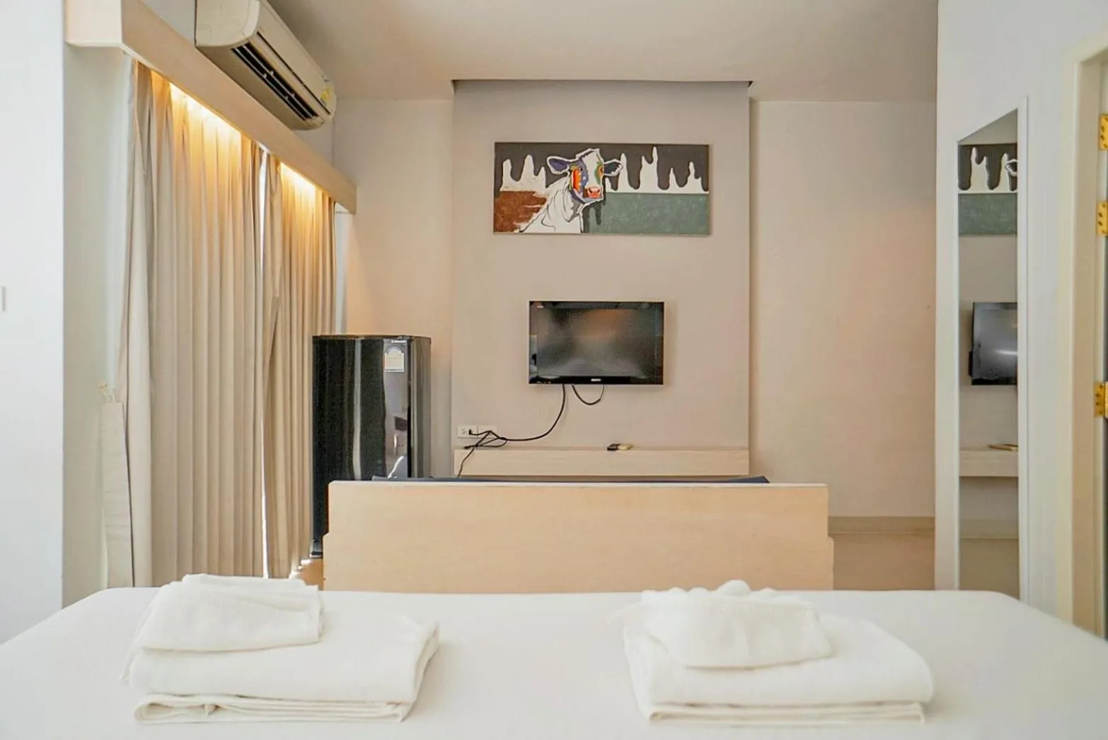 Bed in Khuang Singh Residence & Hotel Chiangmai