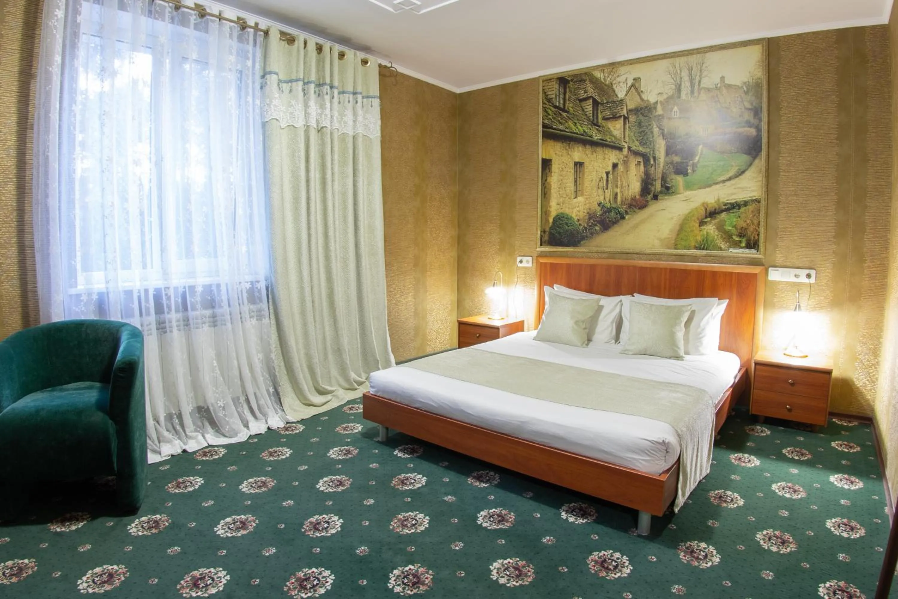 Photo of the whole room, Bed in Britaniya