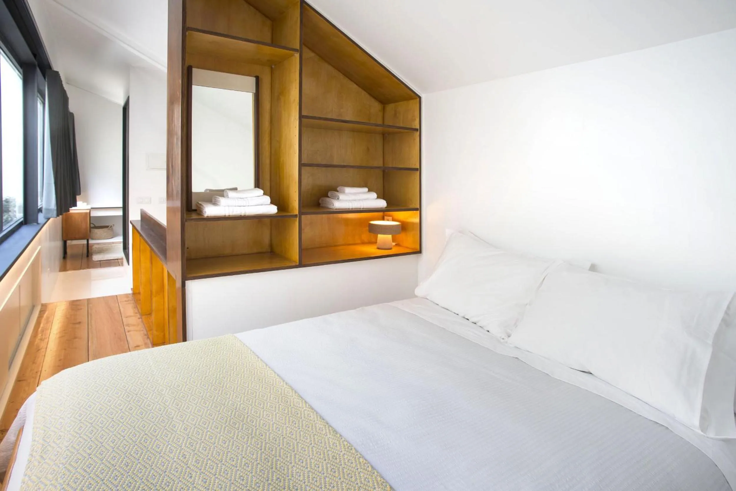 Bedroom, Bed in Patio São Vicente