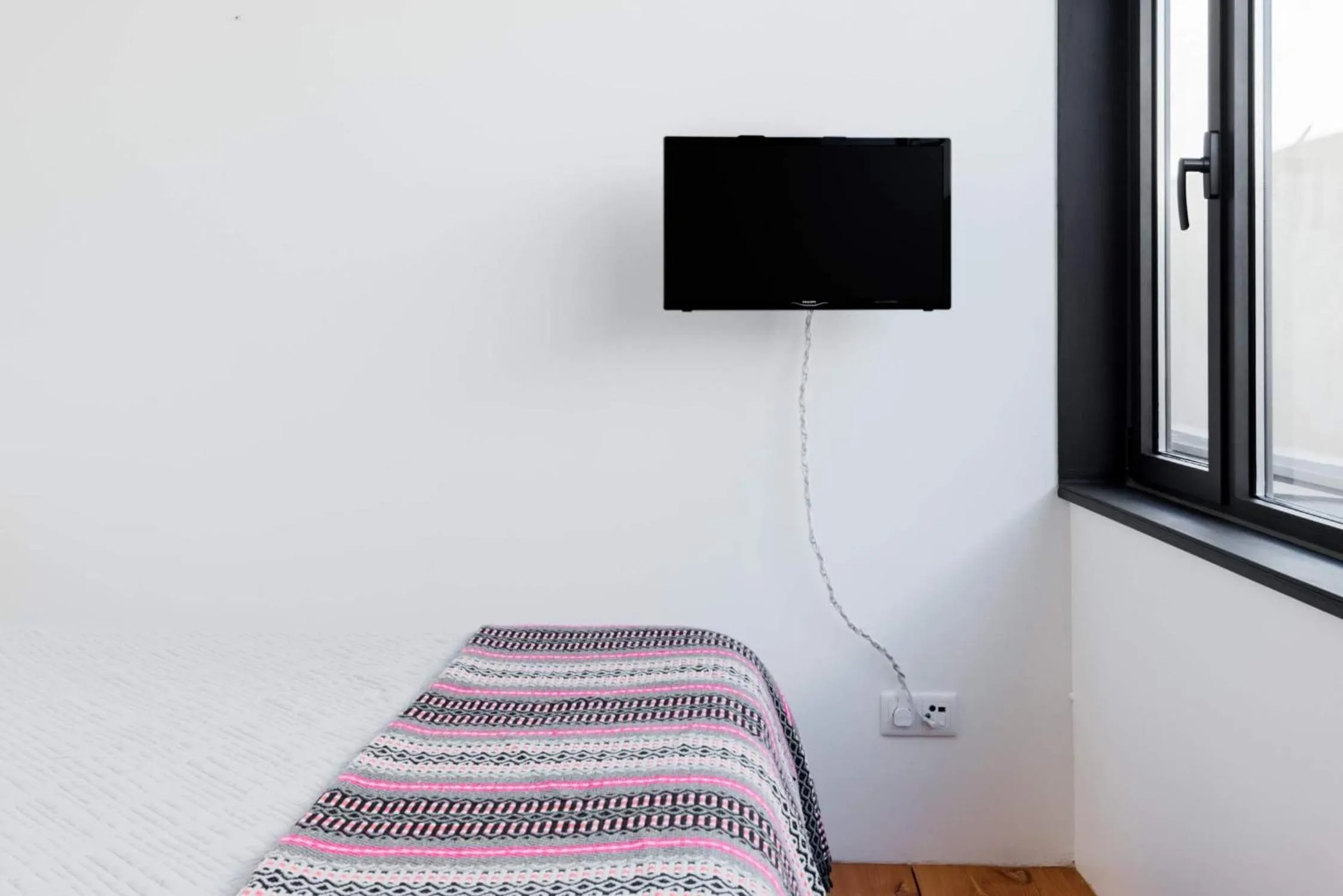 TV and multimedia, Bed in Patio São Vicente