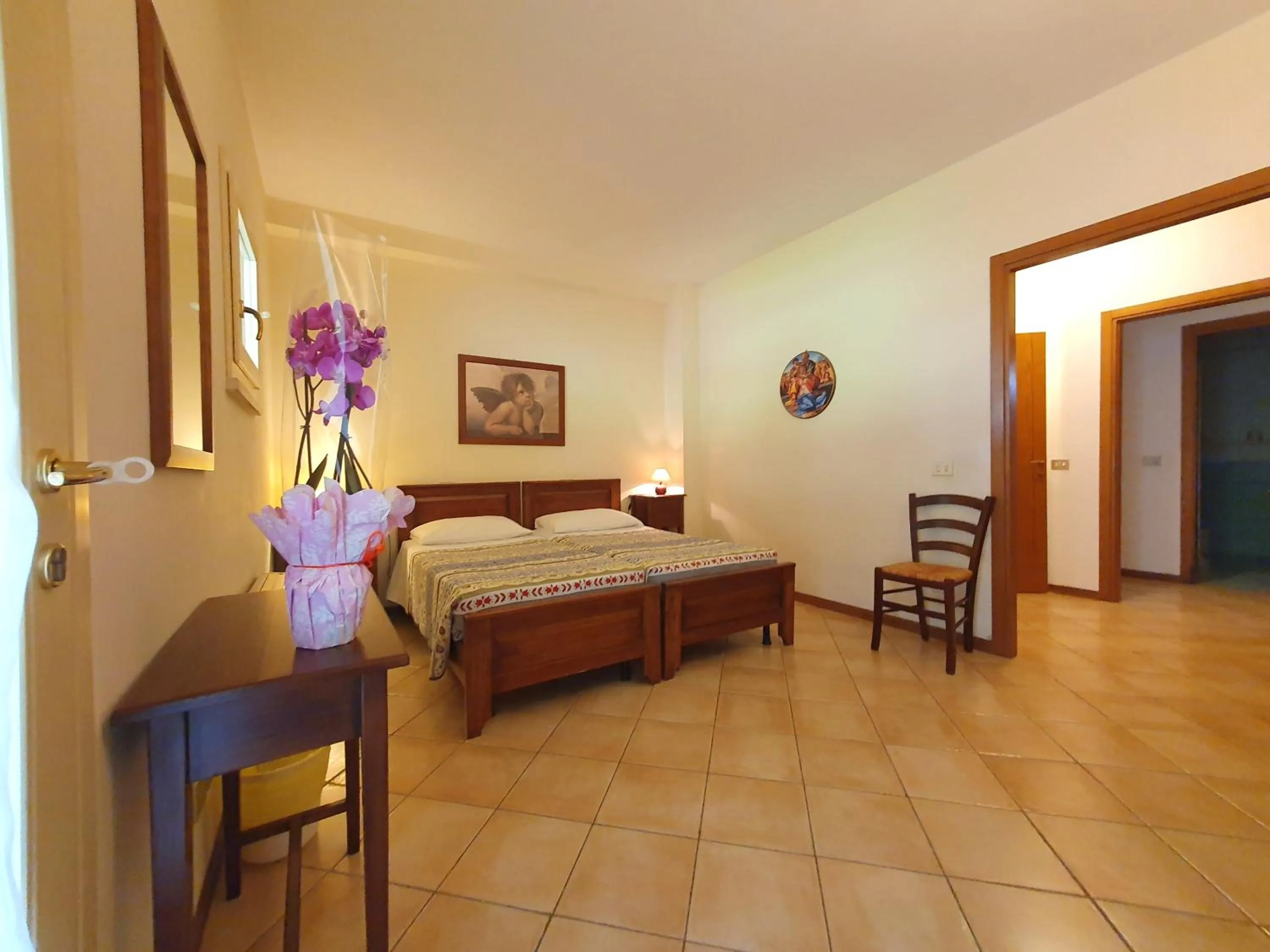 Bedroom, Bed in Residence Le Meridiane