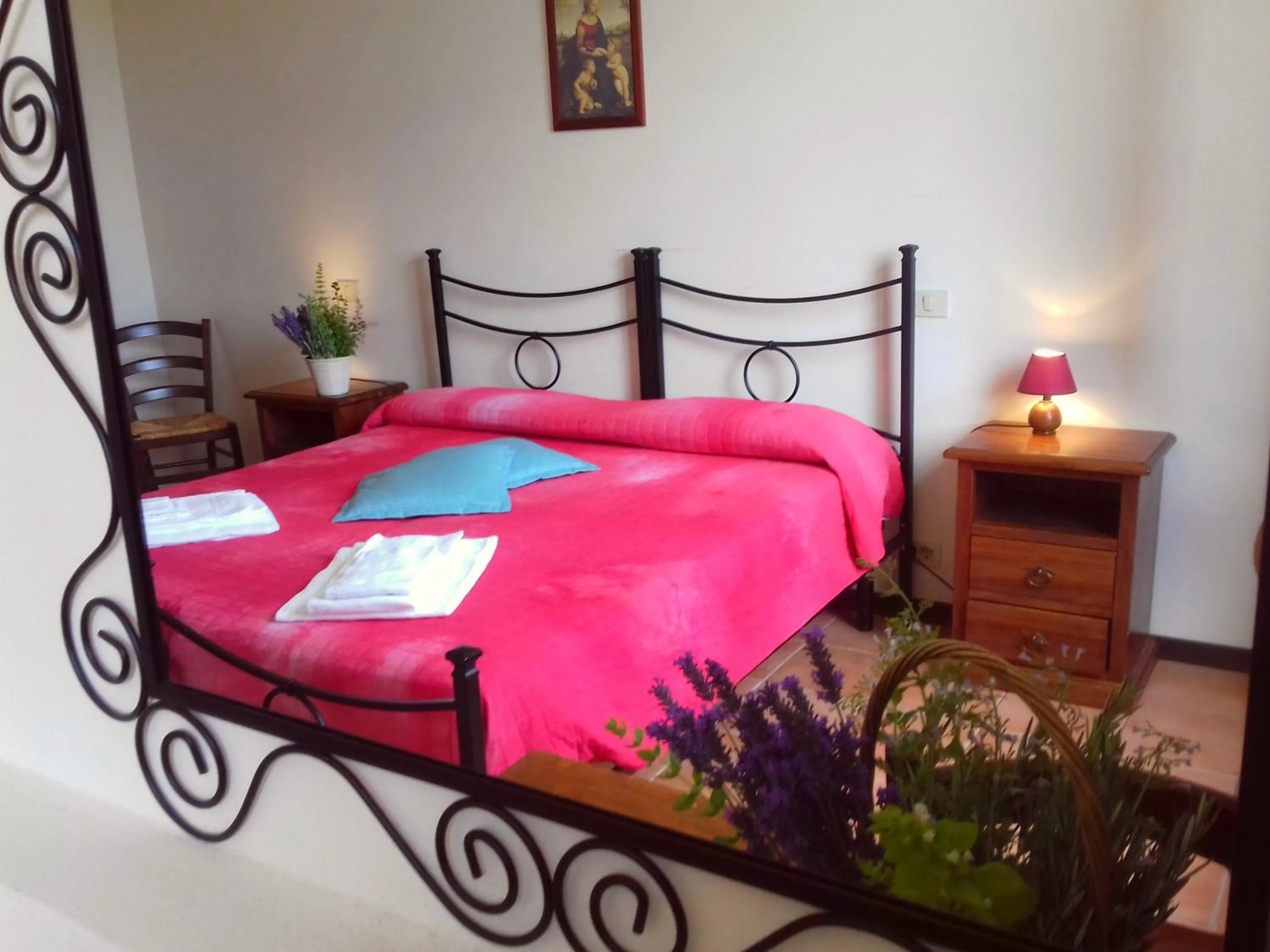 Bedroom, Bed in Residence Le Meridiane