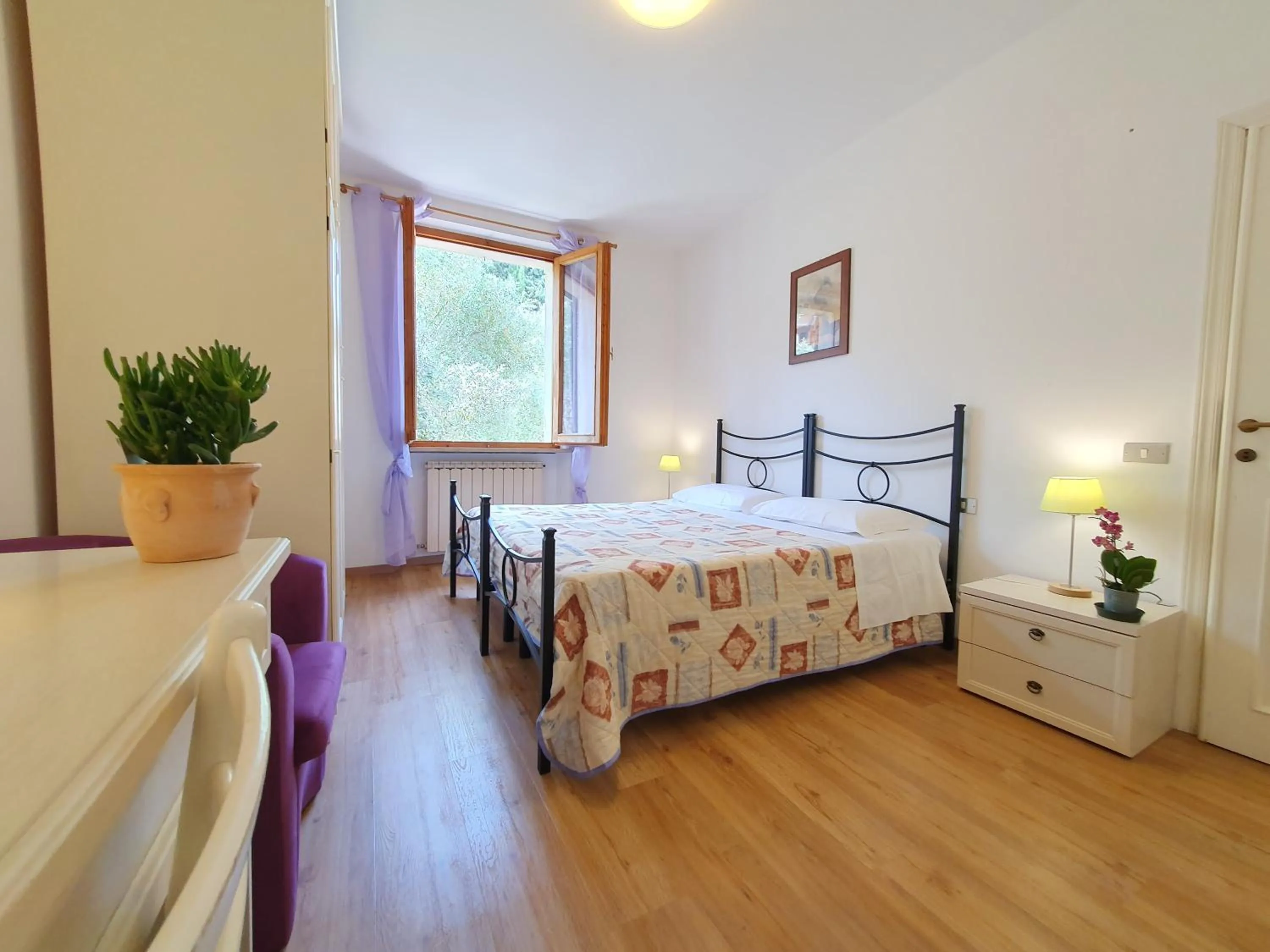 Bedroom, Bed in Residence Le Meridiane