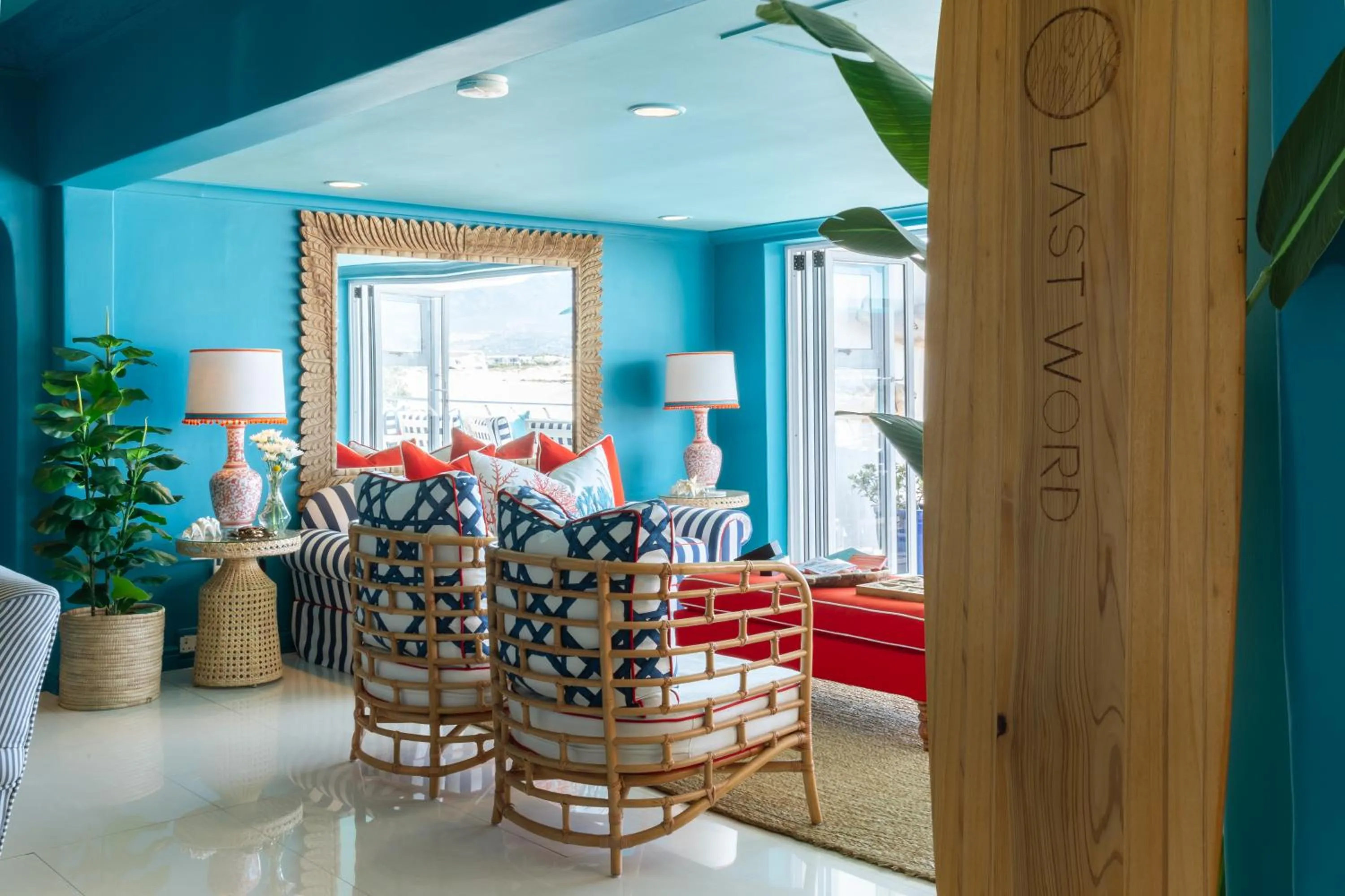 Living room in Last Word Long Beach